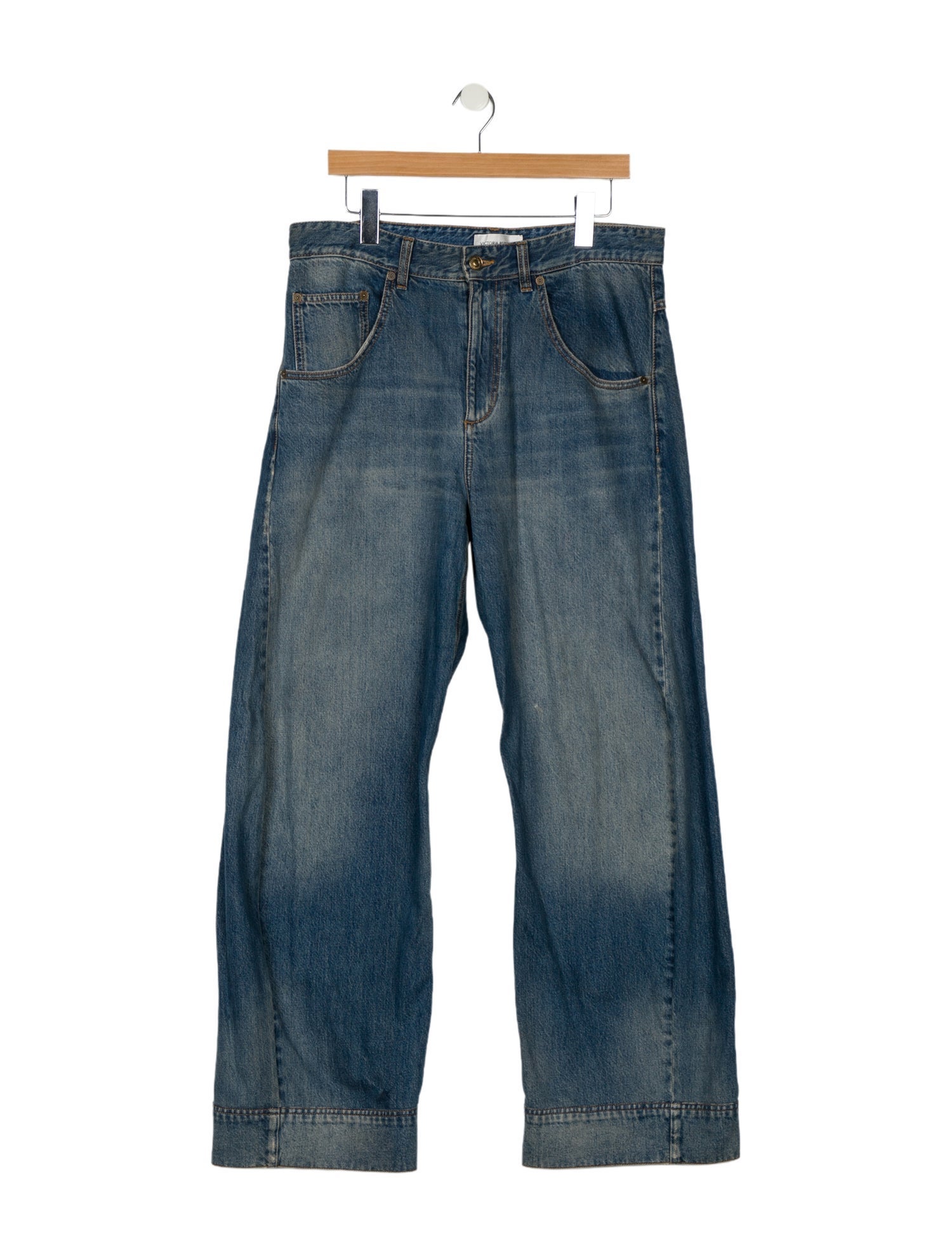 Victoria Beckham High-Rise Wide Leg Jeans