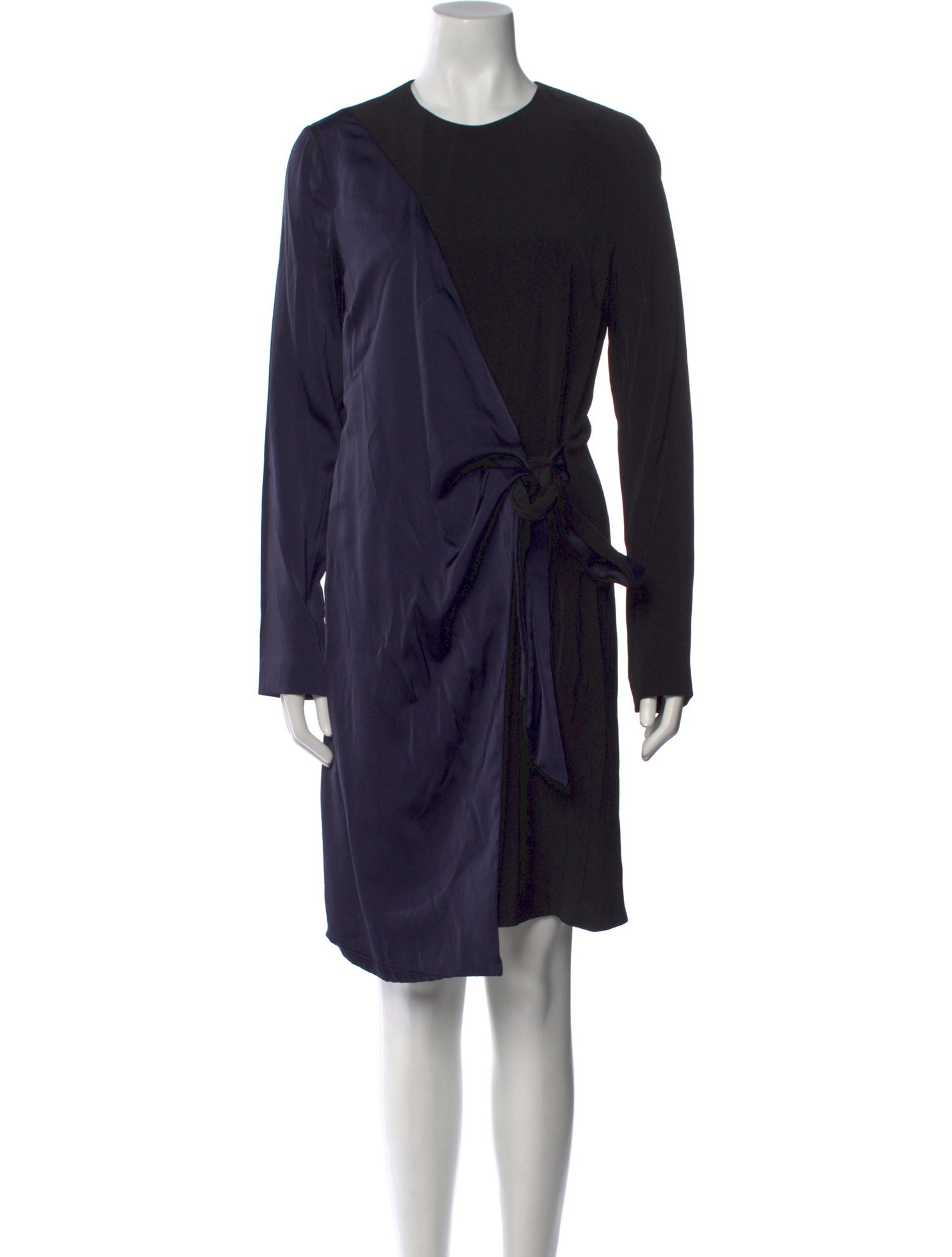 Victoria Beckham Crew Neck Knee-Length Dress