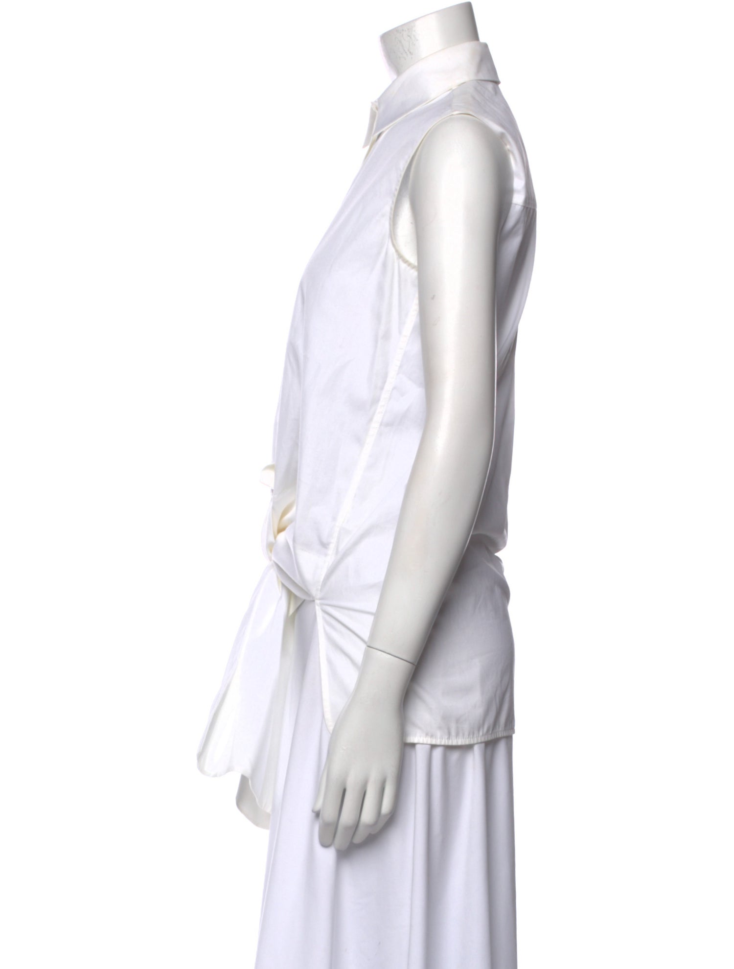 Victoria Beckham Sleeveless Button-Up Top