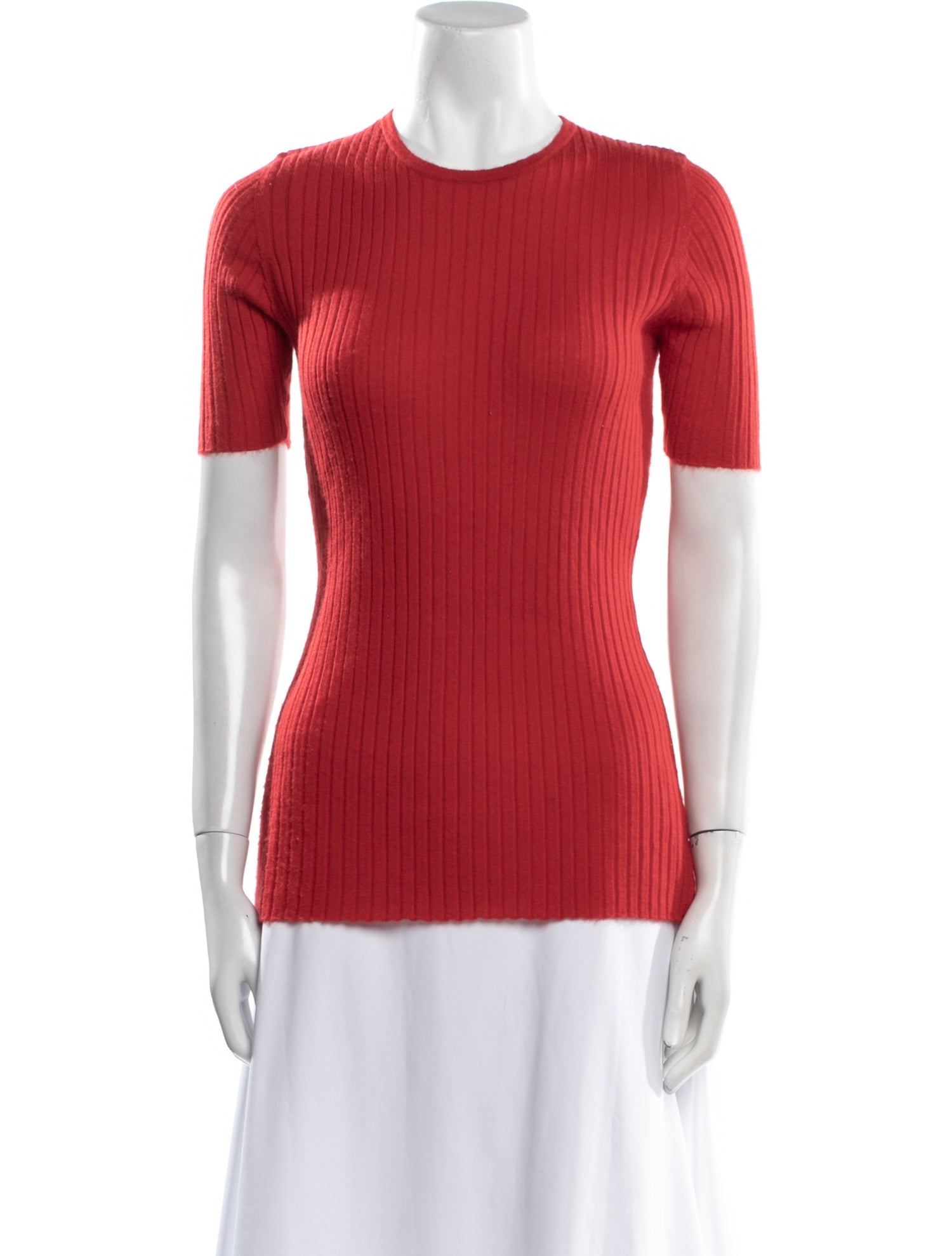 Victoria Beckham Crew Neck Short Sleeve T-Shirt