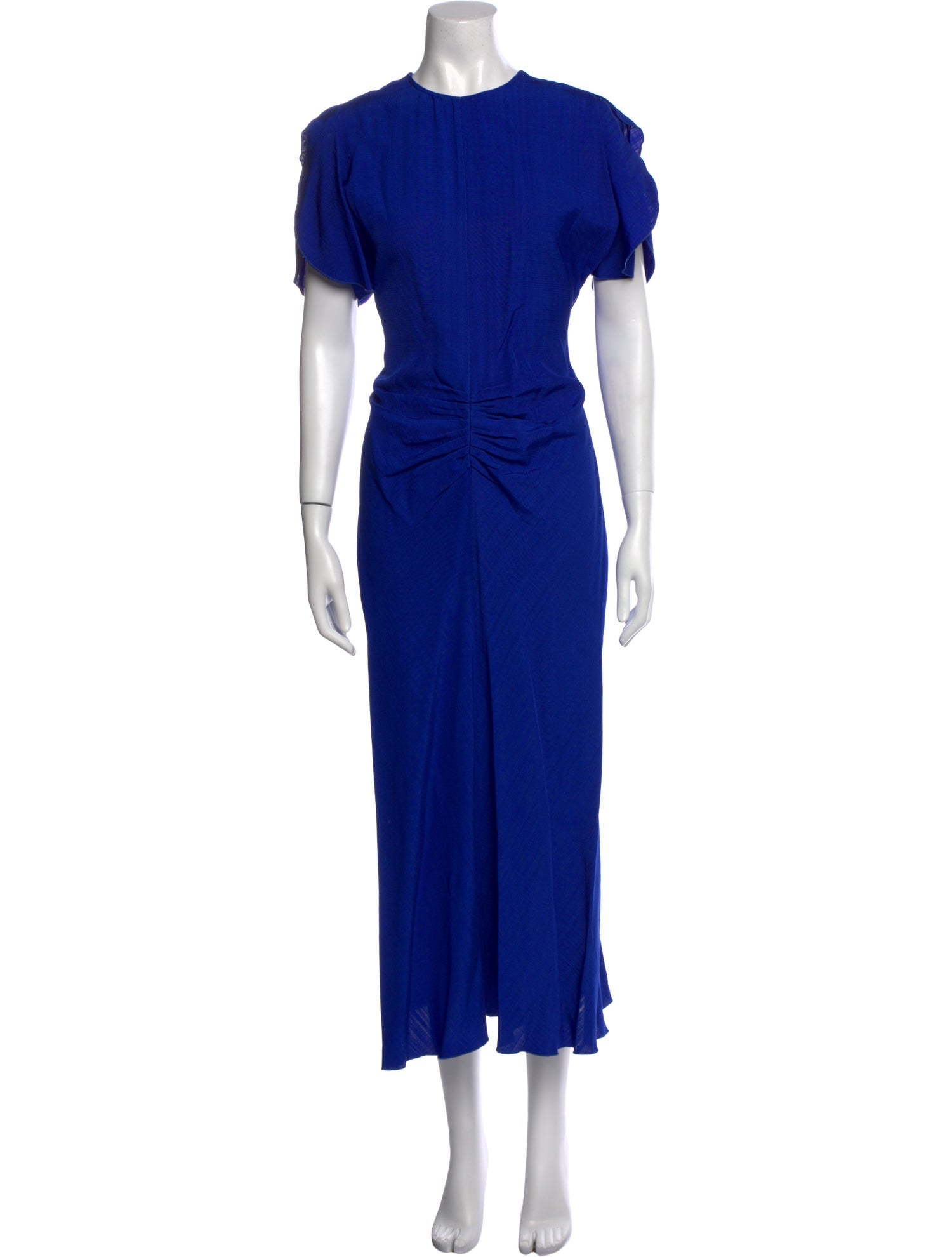 Victoria Beckham Crew Neck Long Dress