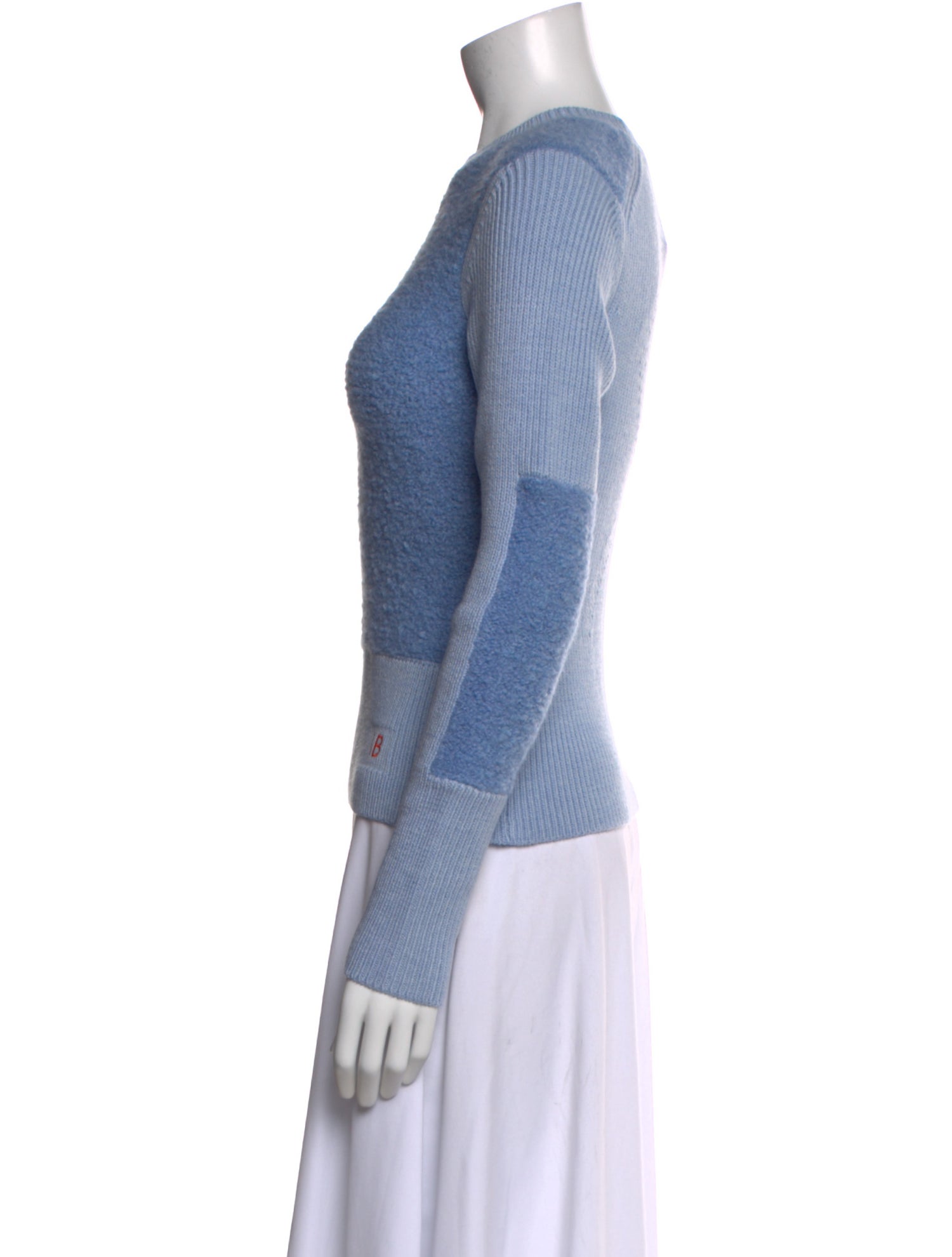 Victoria Beckham Wool Colorblock Pattern Sweater w/ Tags