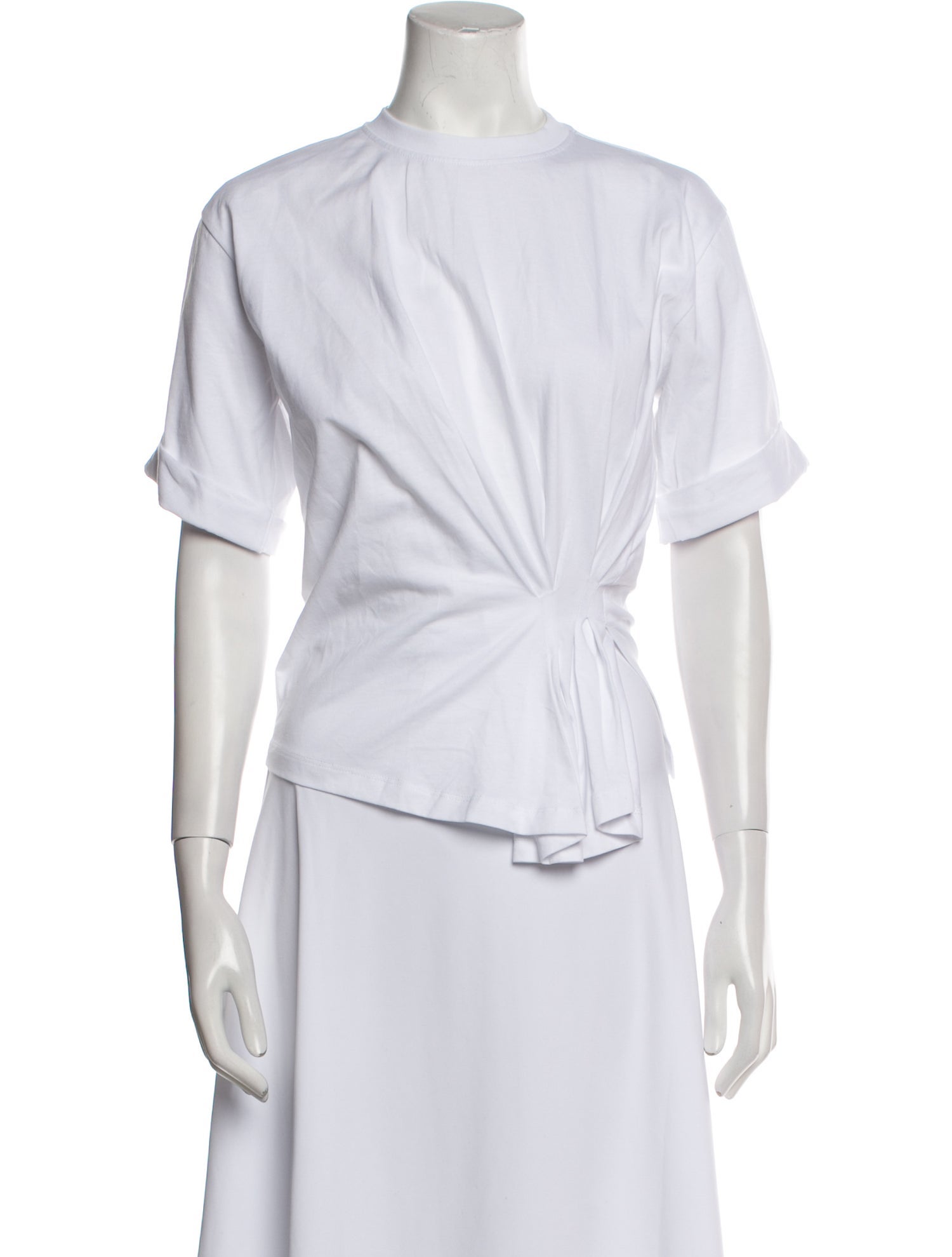 Victoria Beckham Crew Neck Short Sleeve T-Shirt w/ Tags