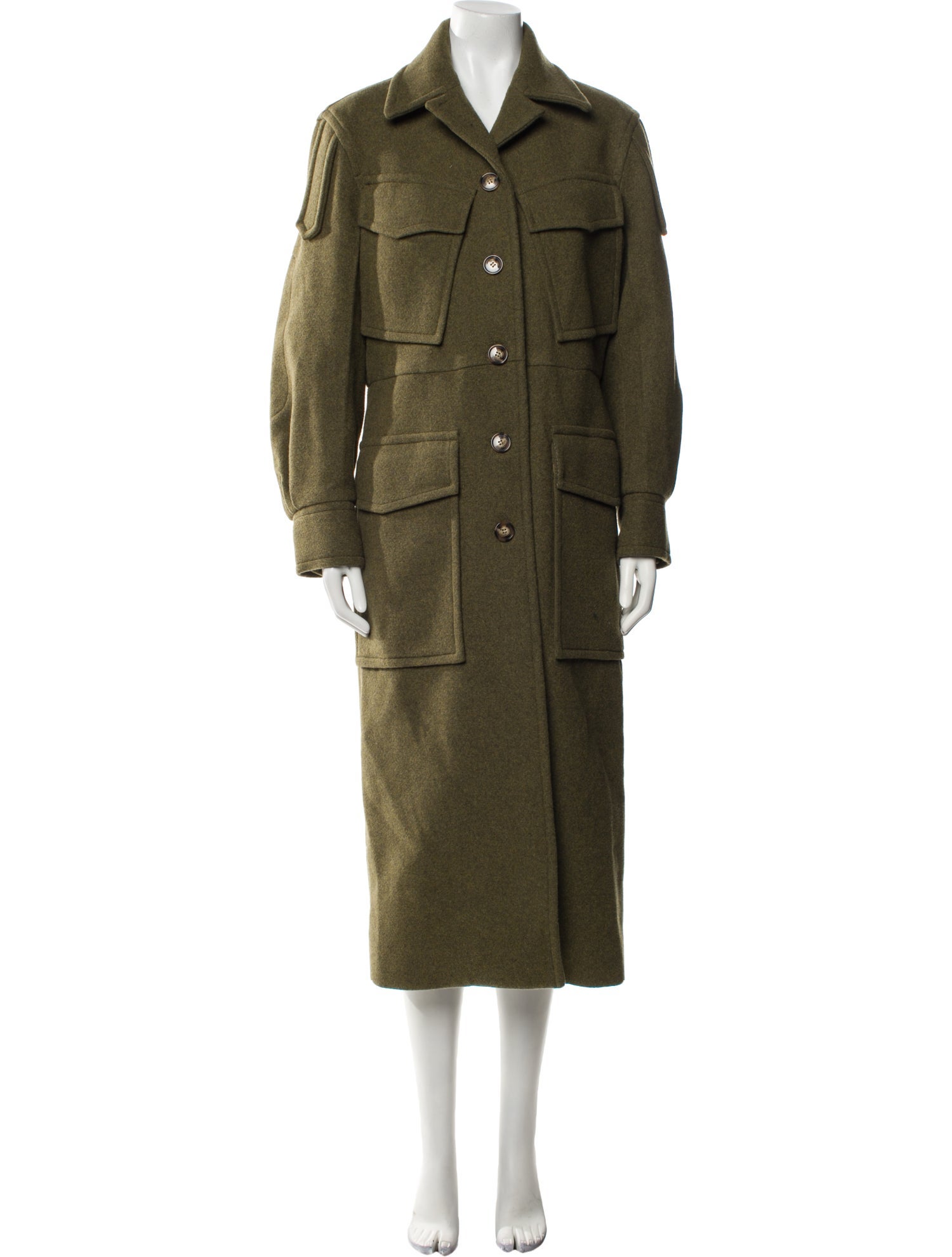 Victoria Beckham Wool Trench Coat