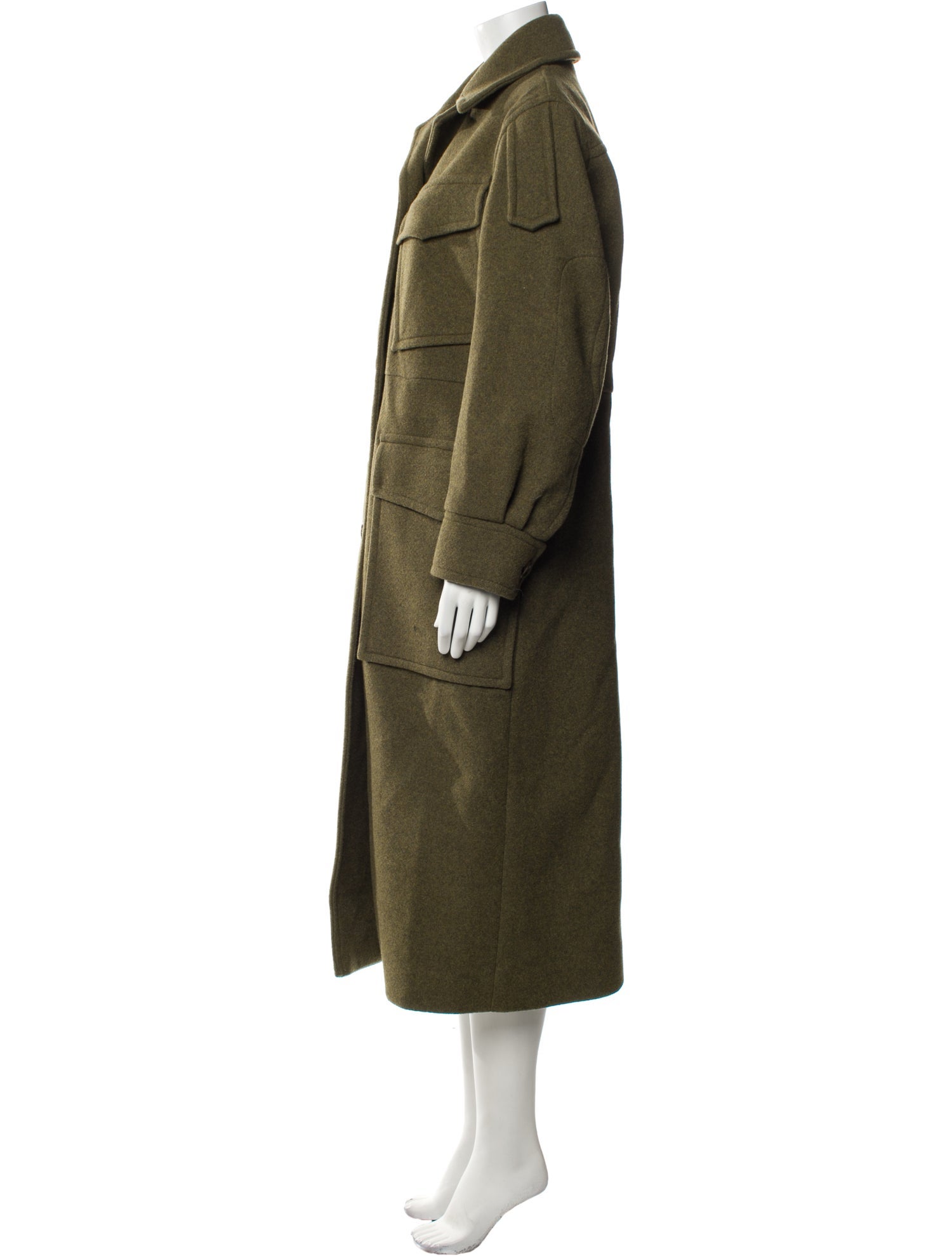 Victoria Beckham Wool Trench Coat