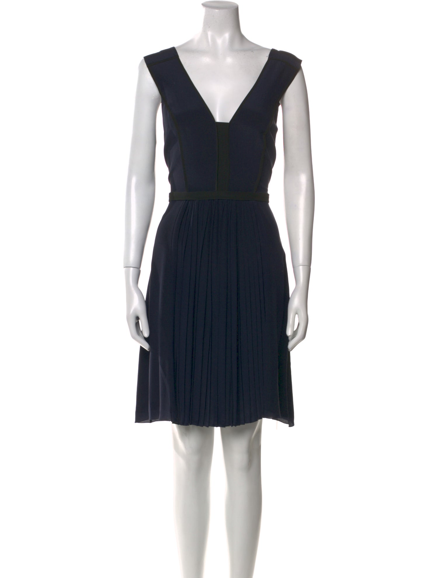 Victoria Beckham Silk Knee-Length Dress