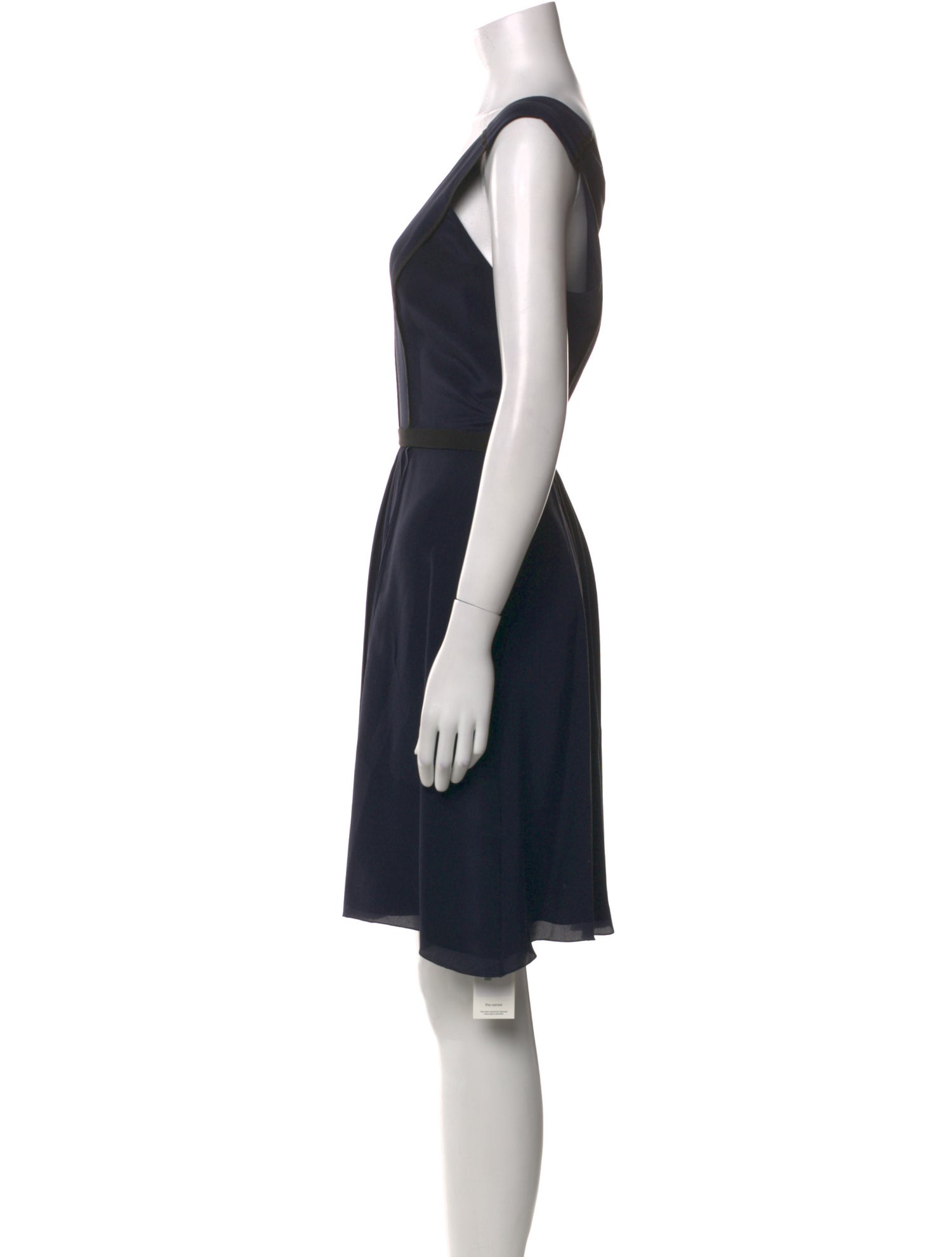Victoria Beckham Silk Knee-Length Dress
