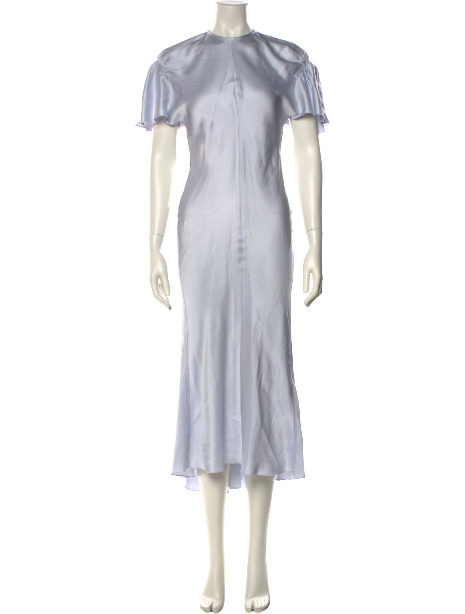 Victoria Beckham Crew Neck Long Dress