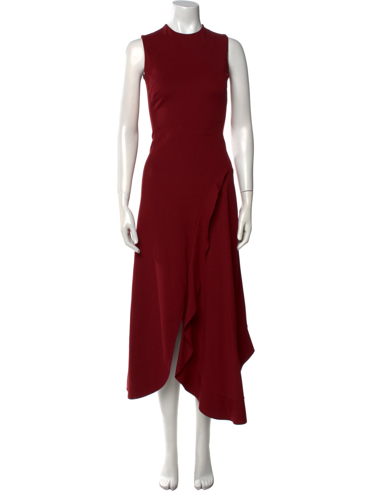 Victoria Beckham Crew Neck Long Dress