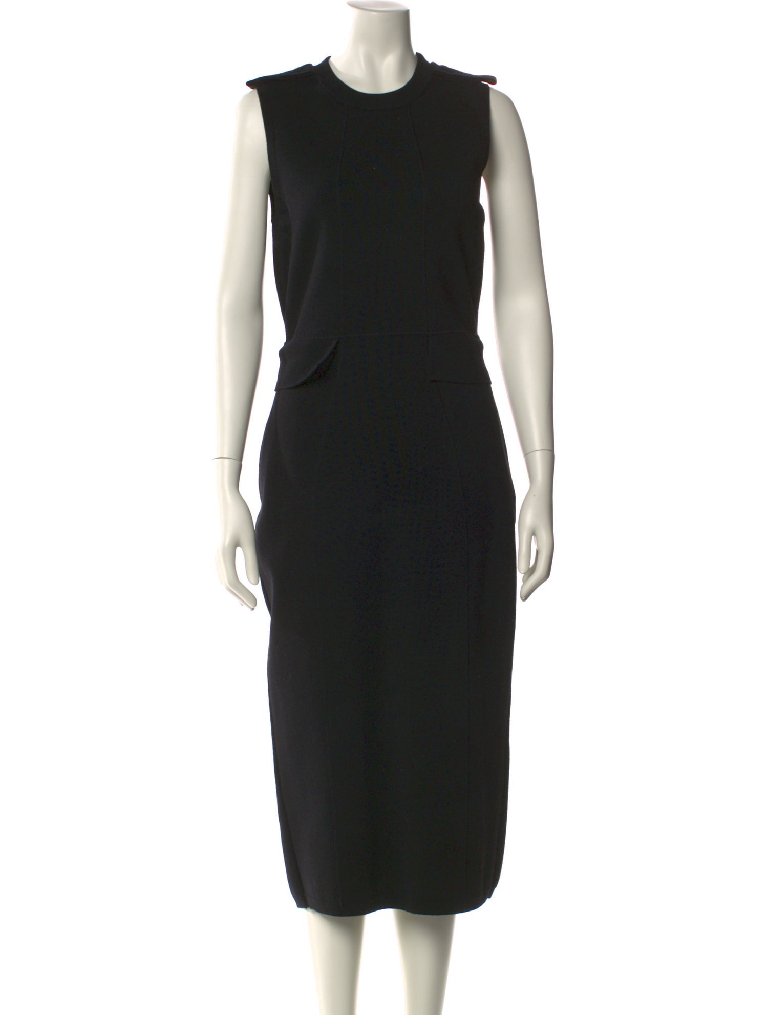 Victoria Beckham Wool Long Dress
