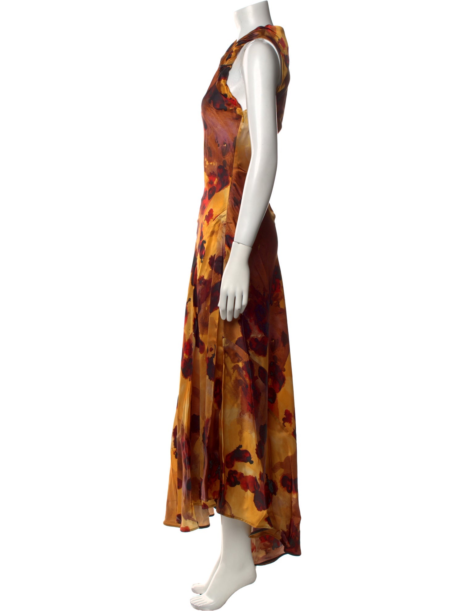 Victoria Beckham Silk Long Dress w/ Tags