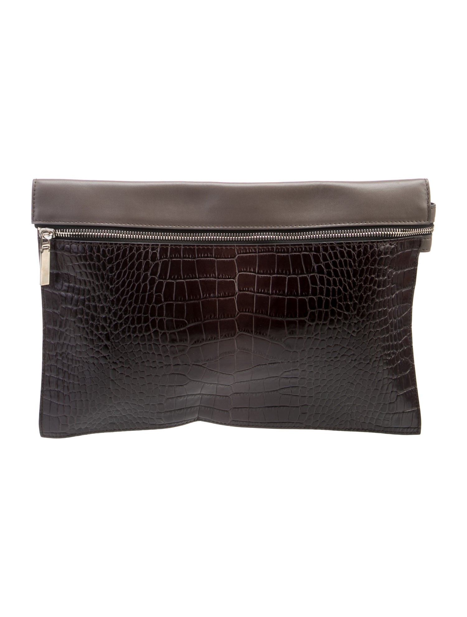 Victoria Beckham Embossed Leather Portfolio