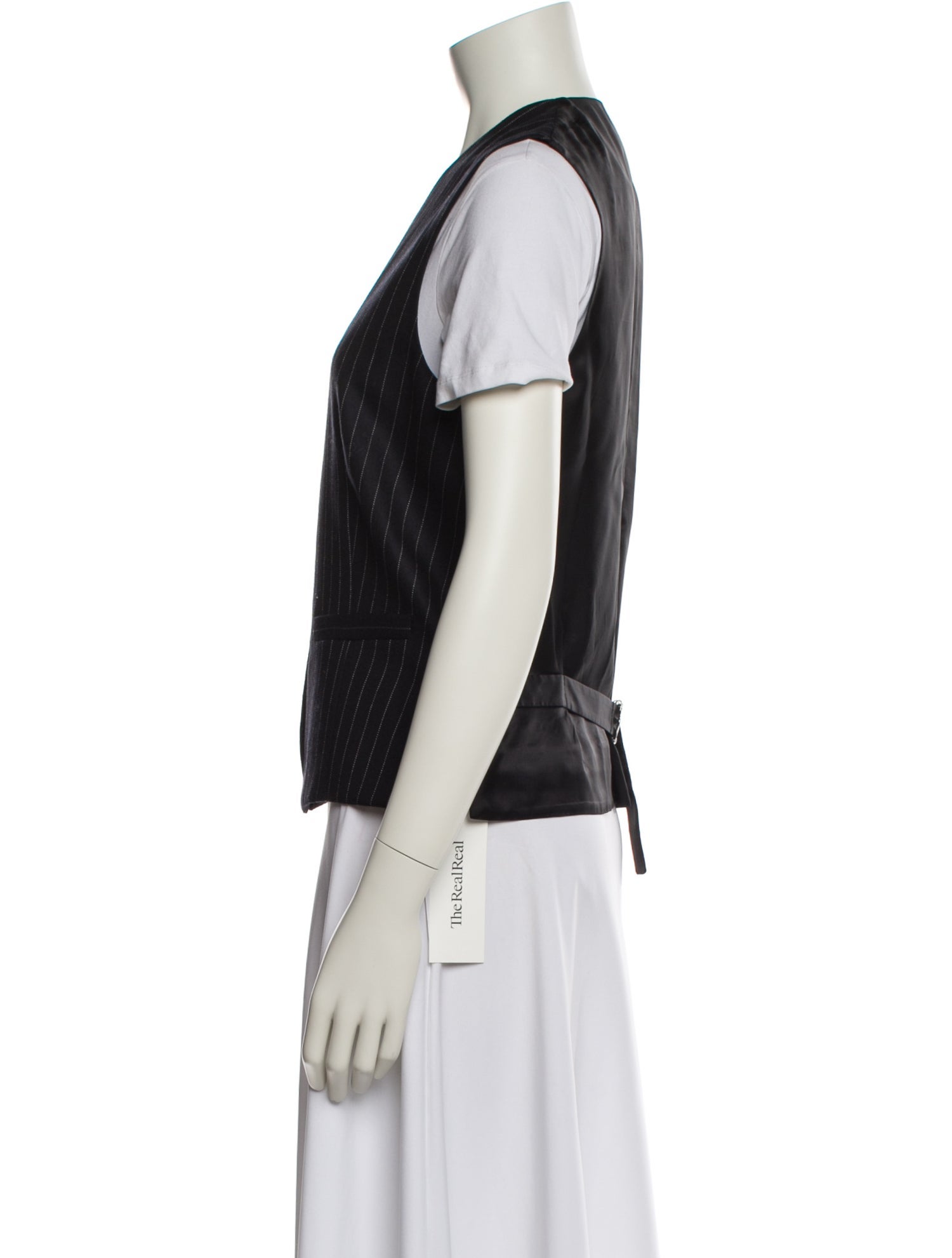 Victoria Beckham Wool Striped Vest