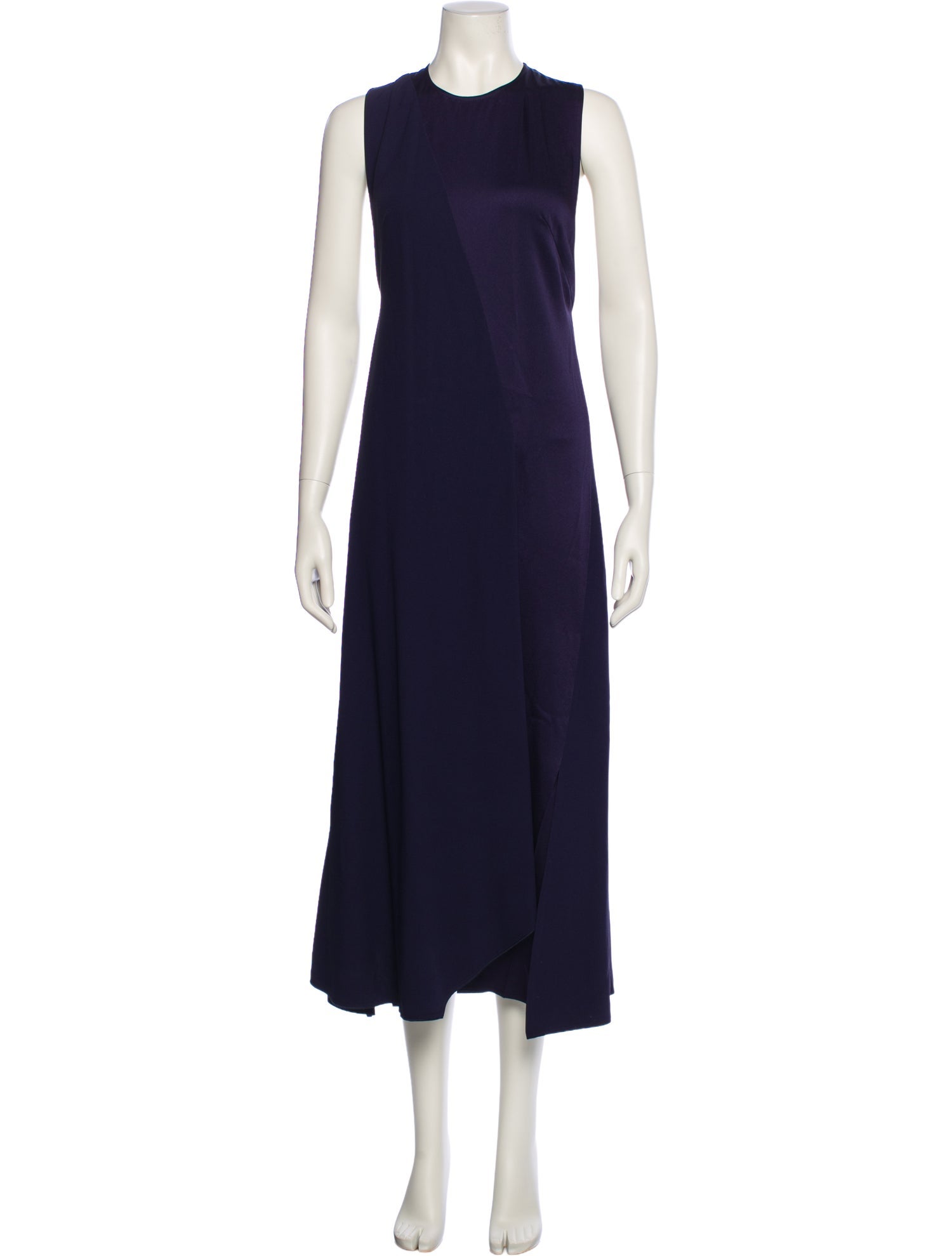 Victoria Beckham Crew Neck Long Dress