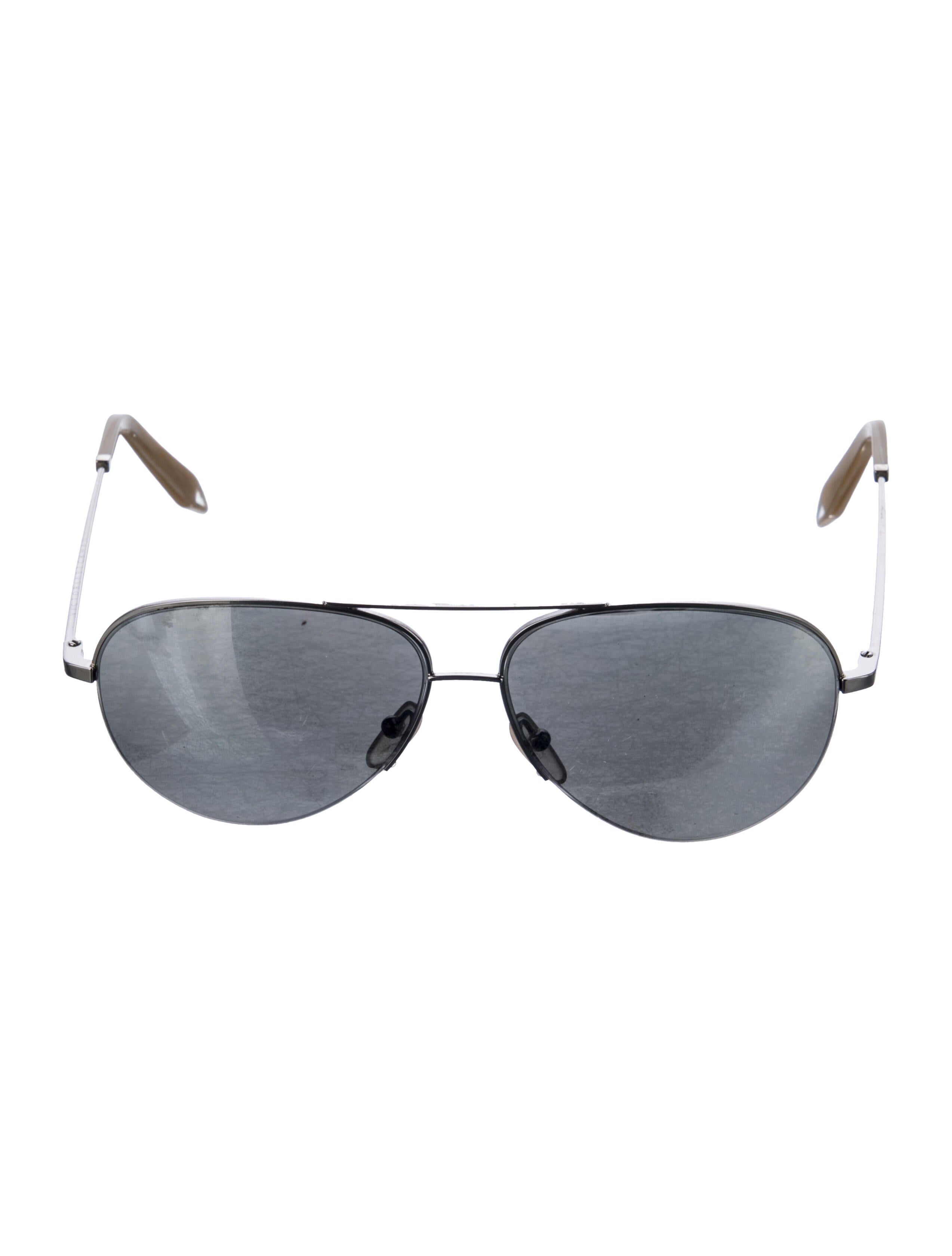 Victoria Beckham Aviator Tinted Sunglasses