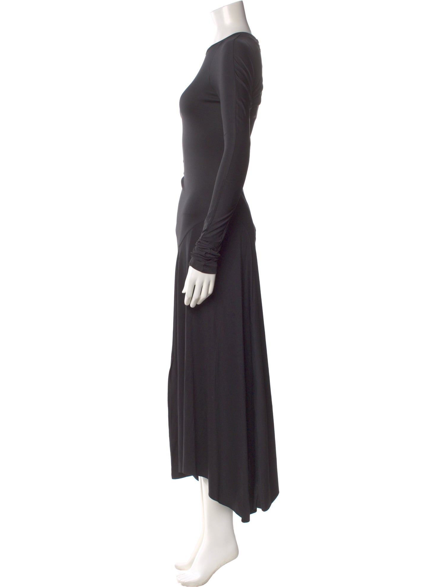 Victoria Beckham Crew Neck Long Dress