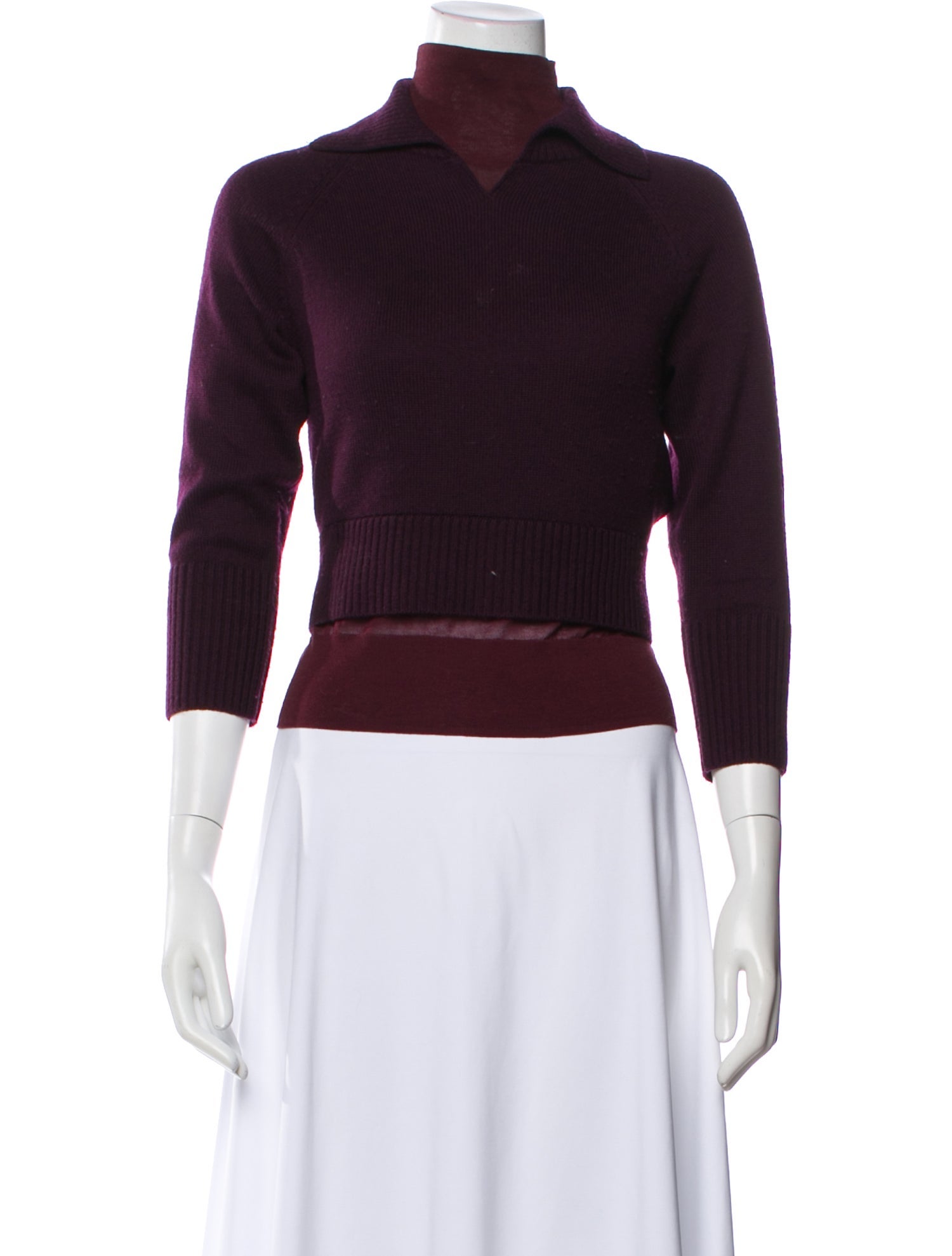 Victoria Beckham Merino Wool Turtleneck Sweater