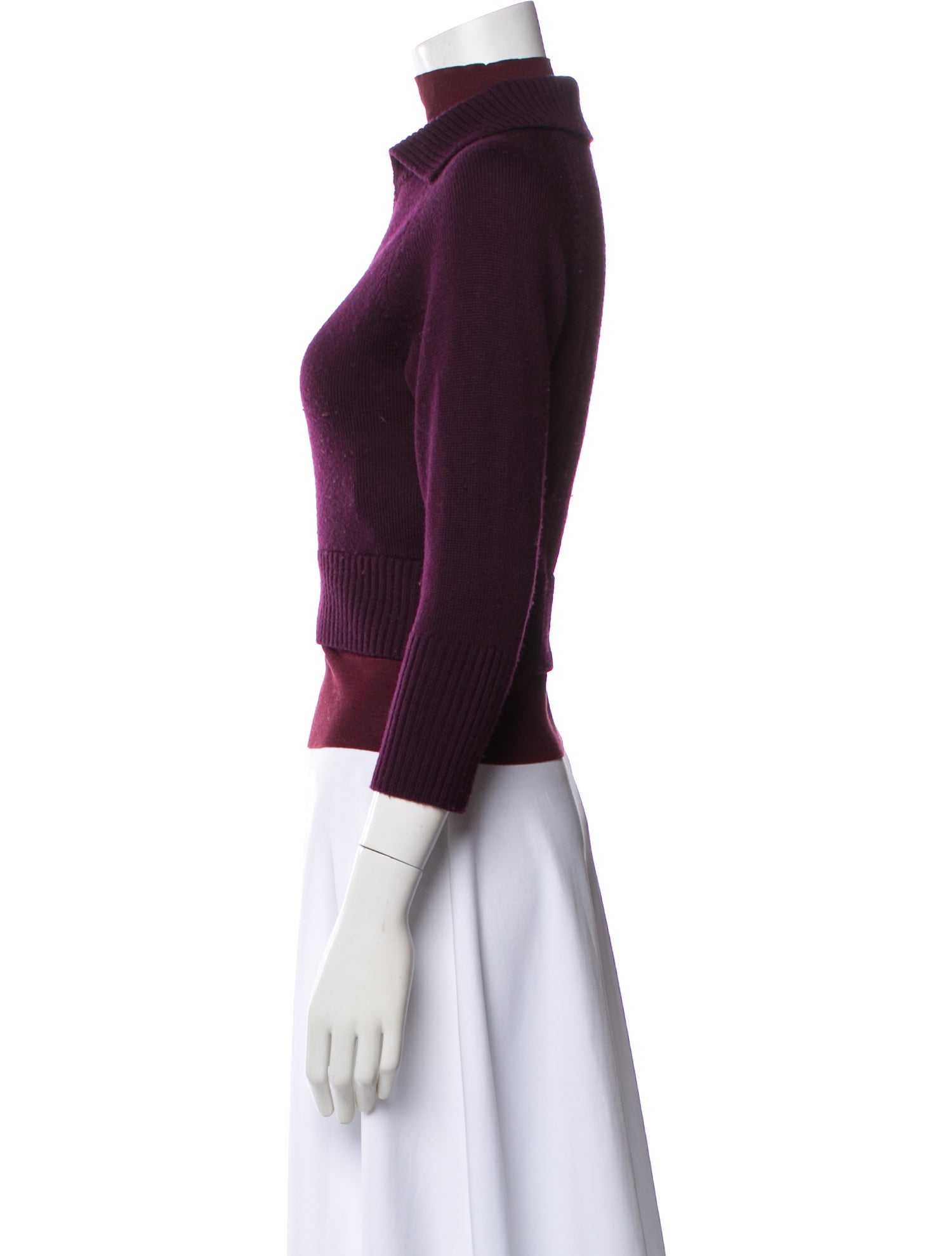 Victoria Beckham Merino Wool Turtleneck Sweater