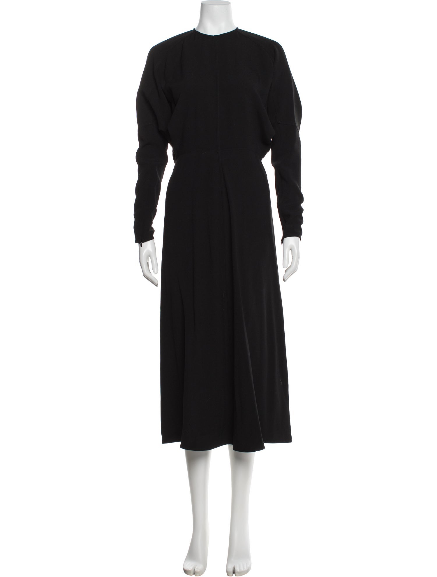 Victoria Beckham Crew Neck Long Dress