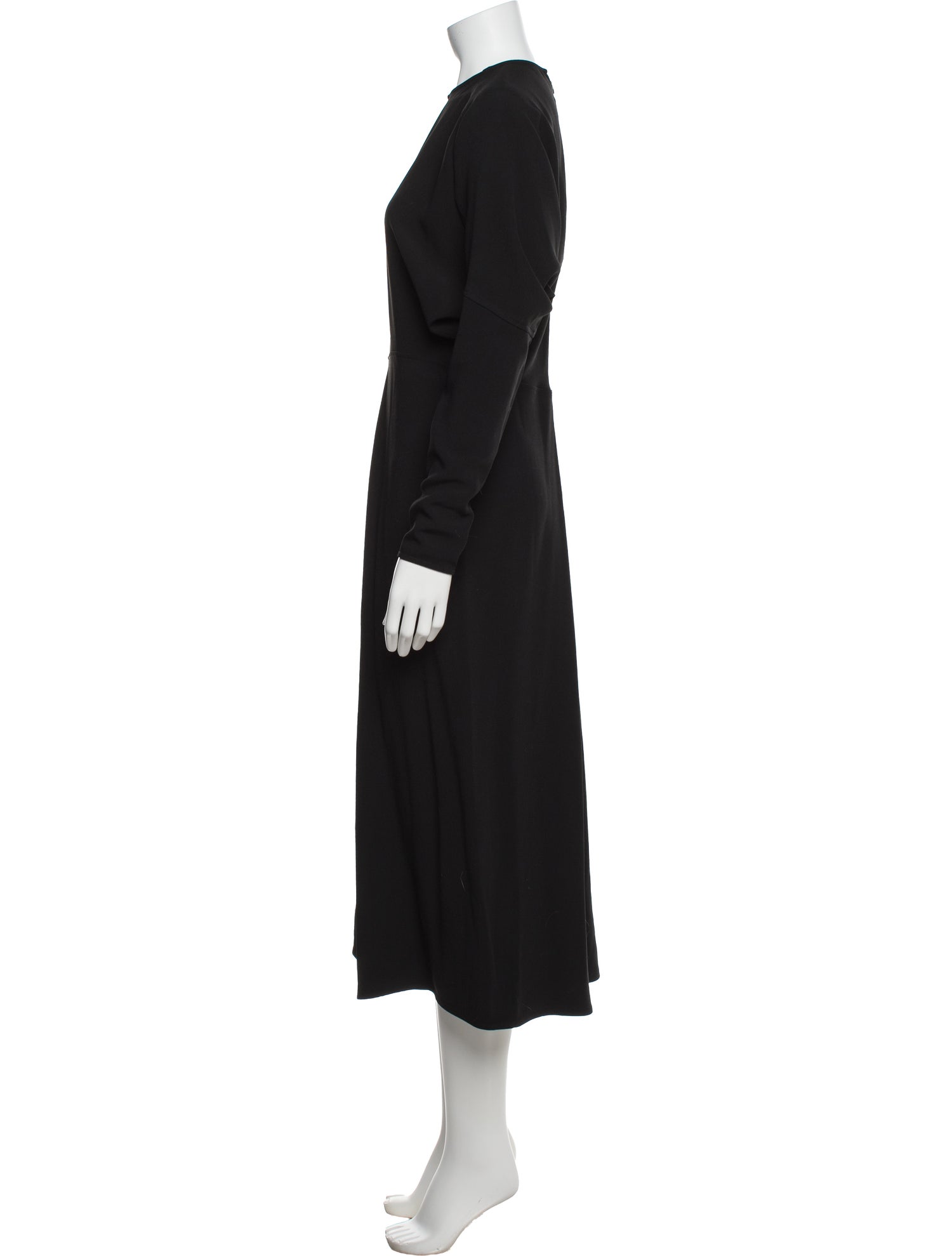 Victoria Beckham Crew Neck Long Dress