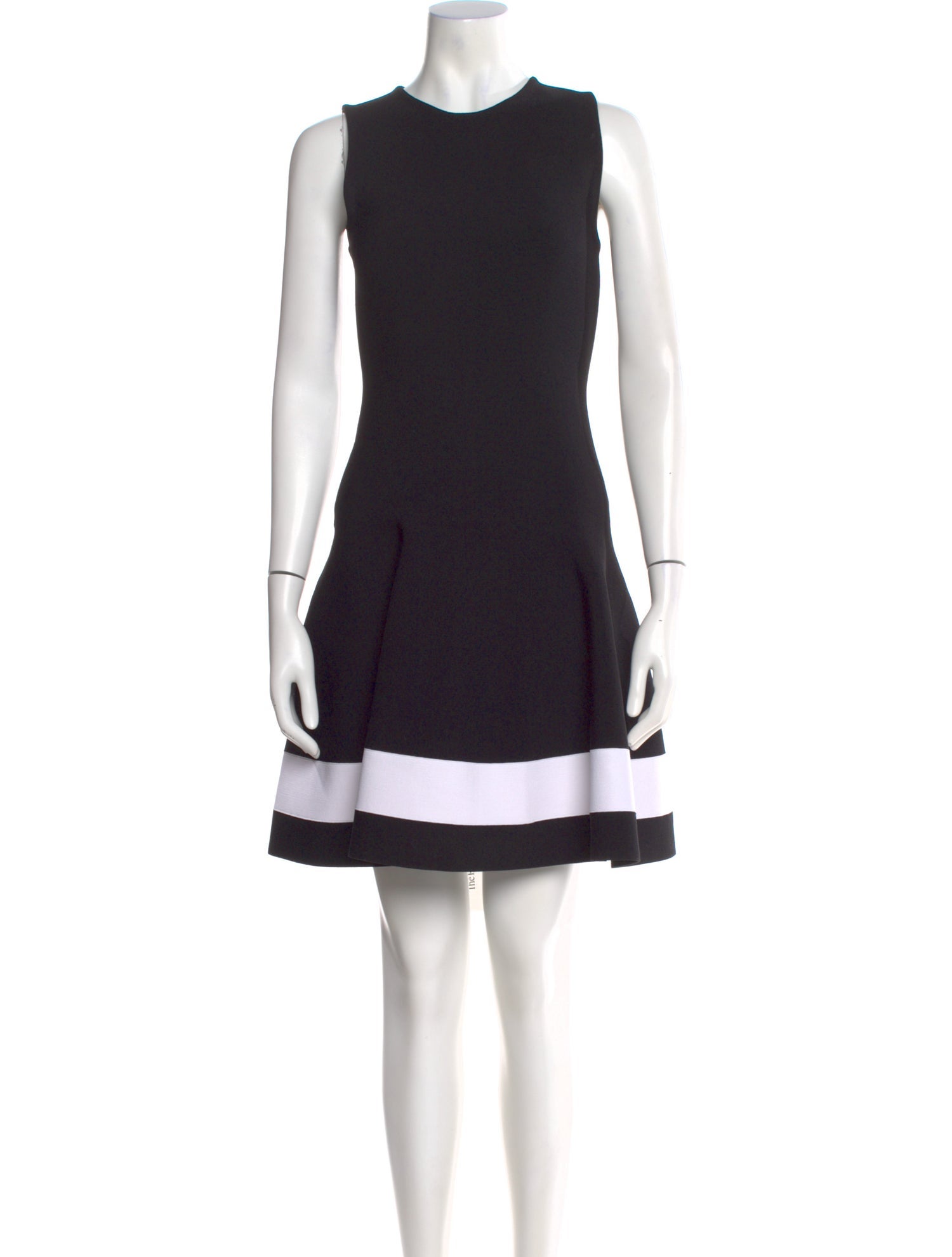 Victoria Beckham Crew Neck Mini Dress