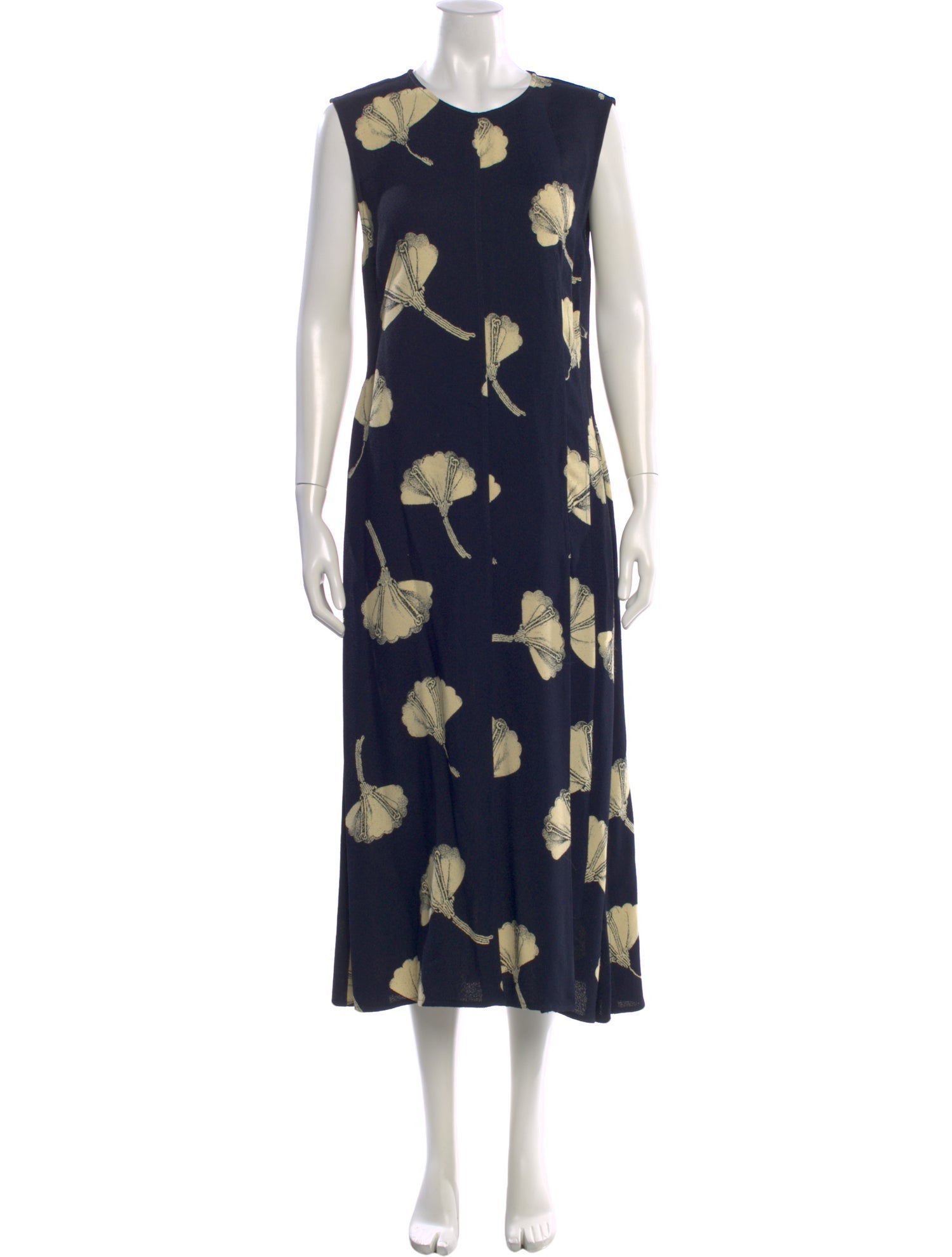 Victoria Beckham Printed Long Dress