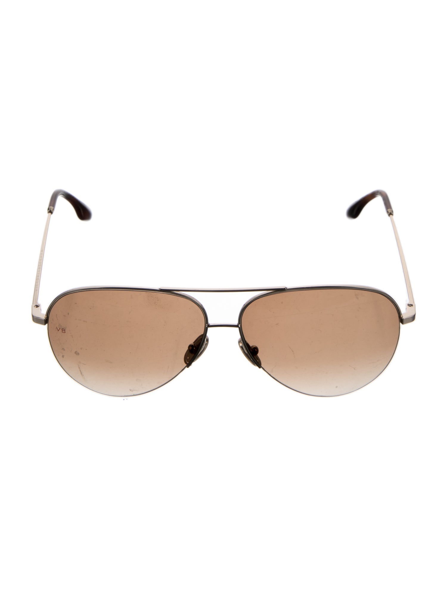 Victoria Beckham Aviator Gradient Sunglasses