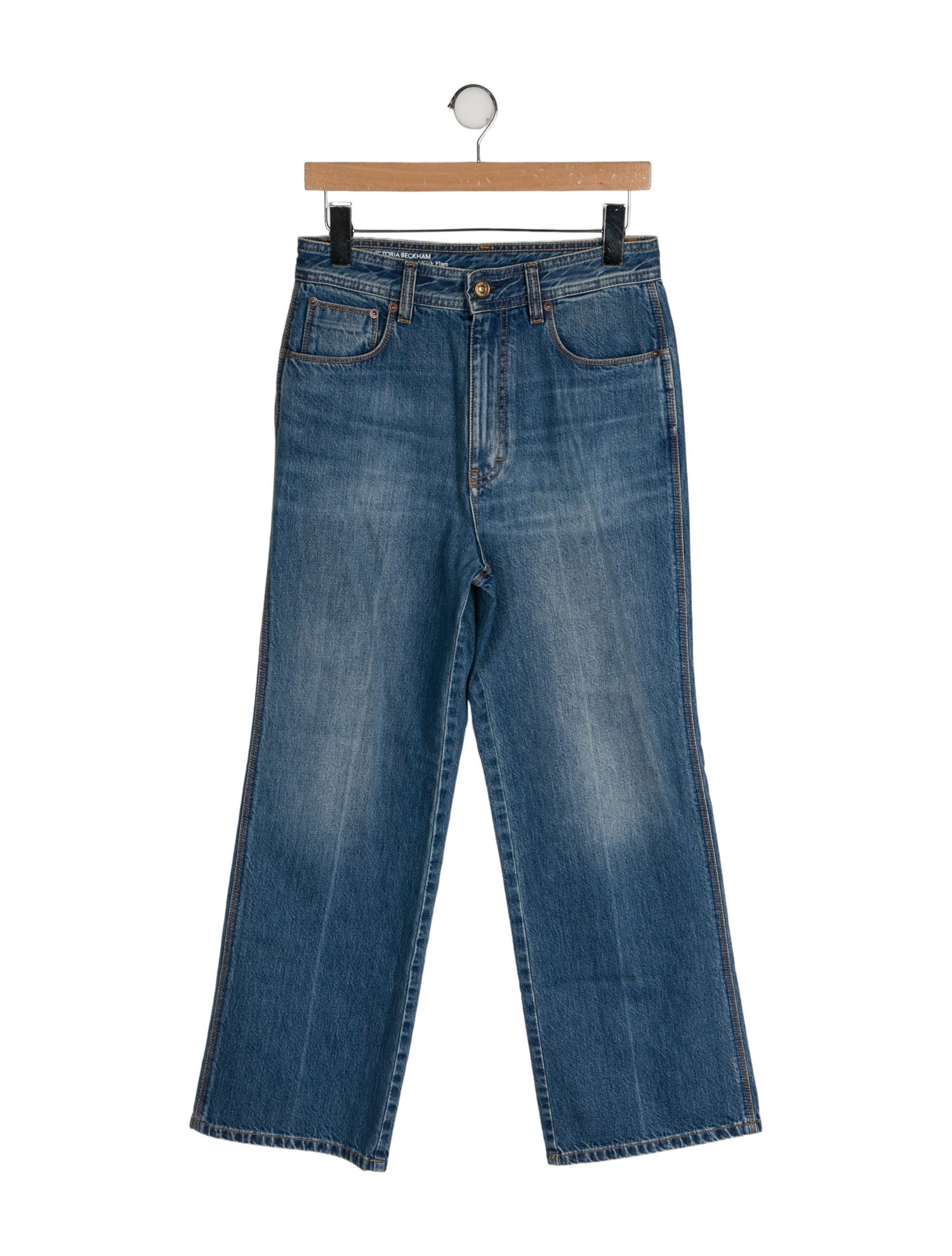 Victoria Beckham High-Rise Wide Leg Jeans