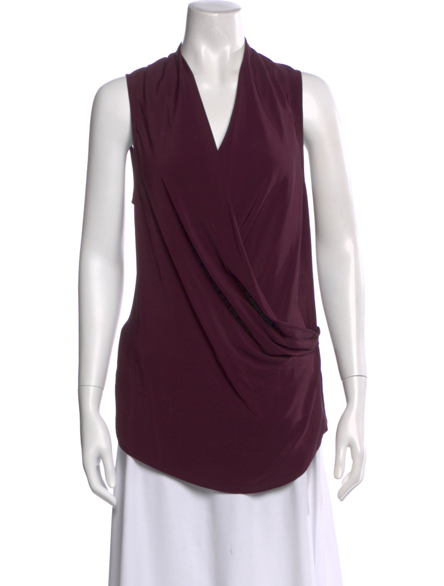 Victoria Beckham V-Neck Sleeveless Blouse
