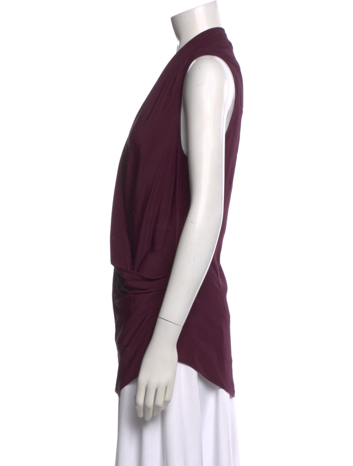 Victoria Beckham V-Neck Sleeveless Blouse