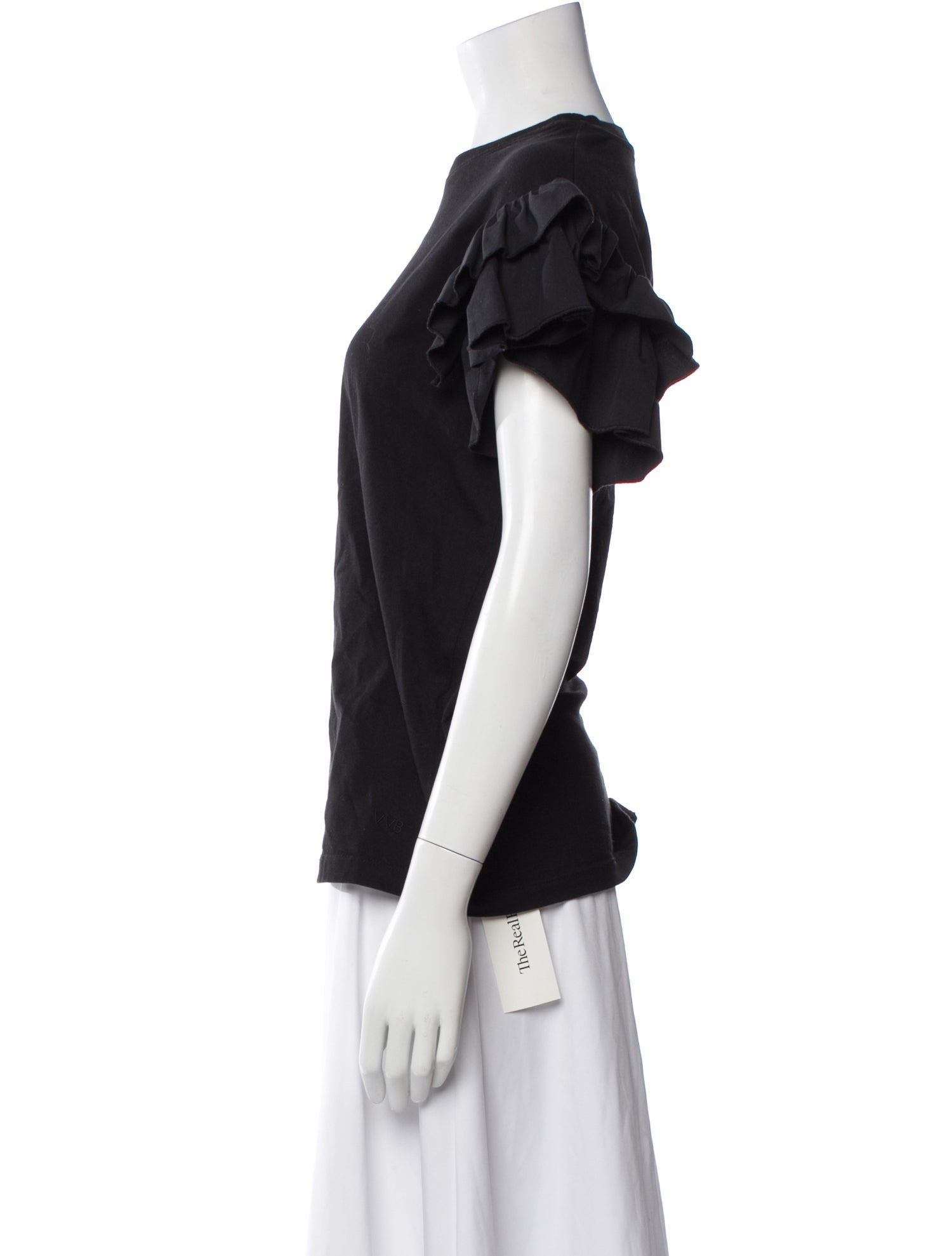 Victoria Beckham Crew Neck Short Sleeve Top