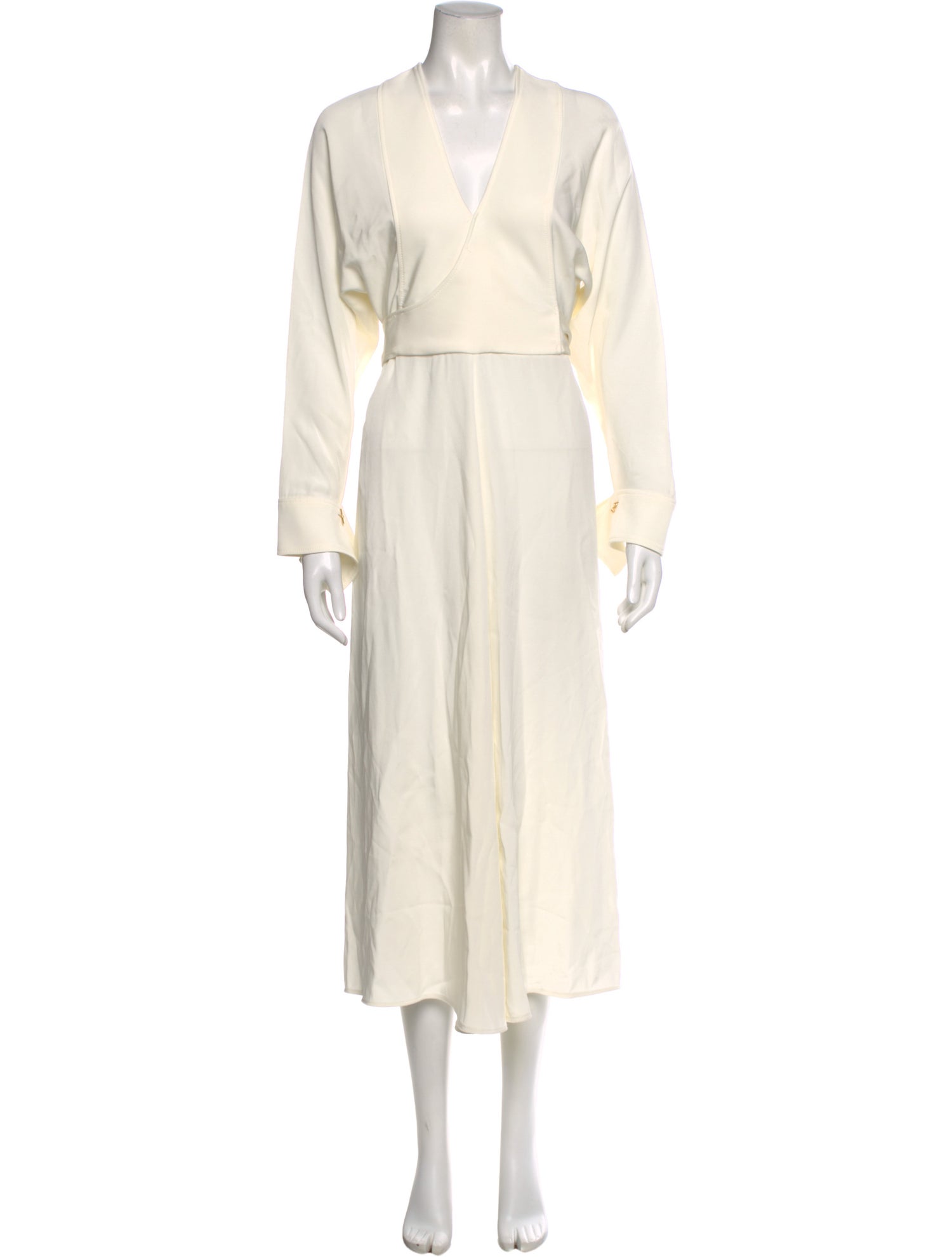 Victoria Beckham V-Neck Long Dress