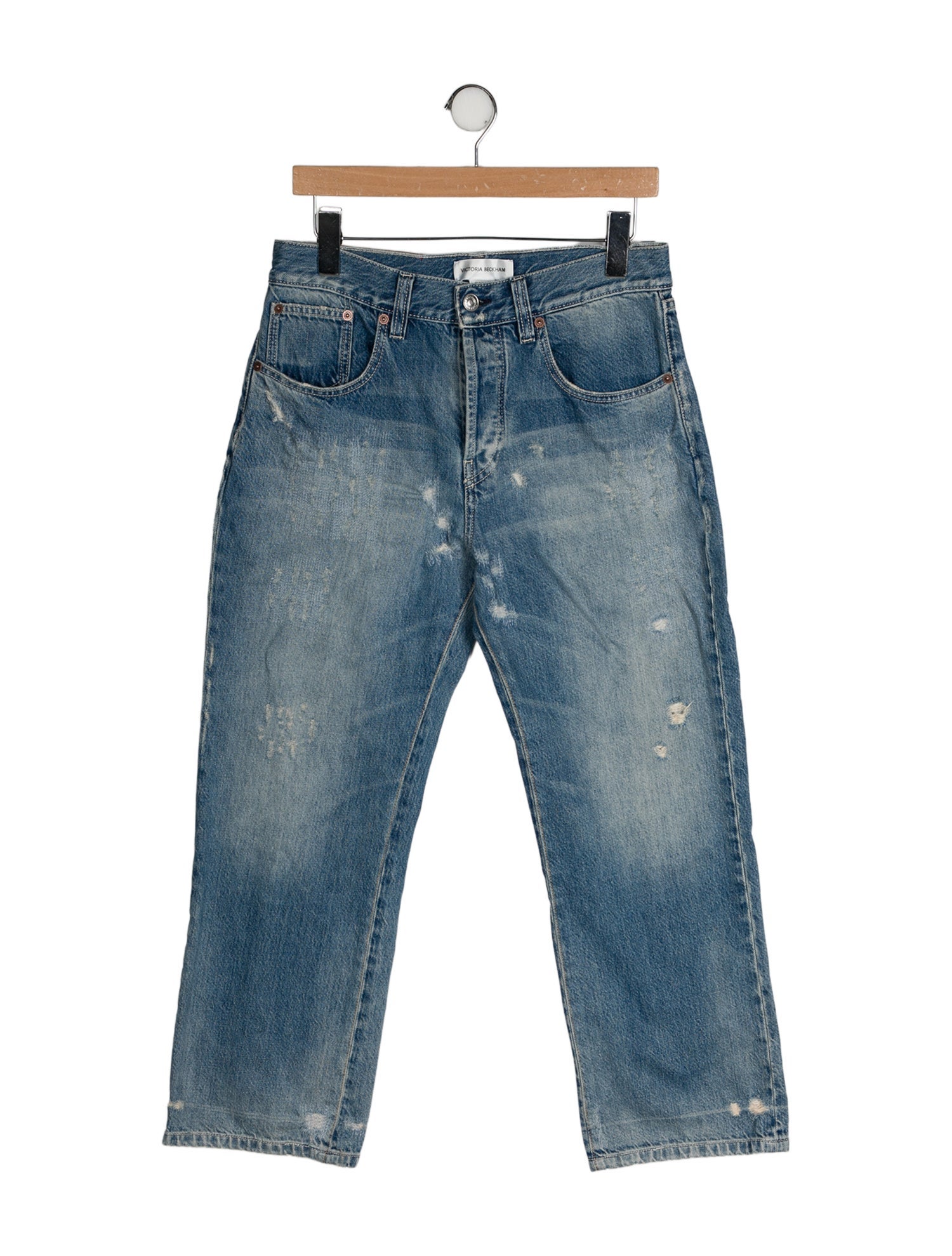 Victoria Beckham High-Rise Wide Leg Jeans