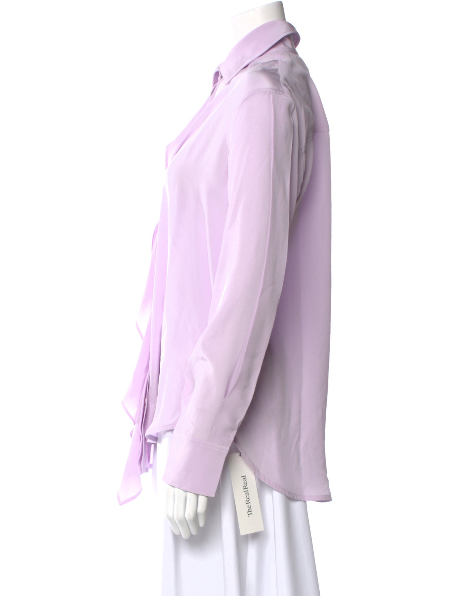 Victoria Beckham Silk Long Sleeve Blouse