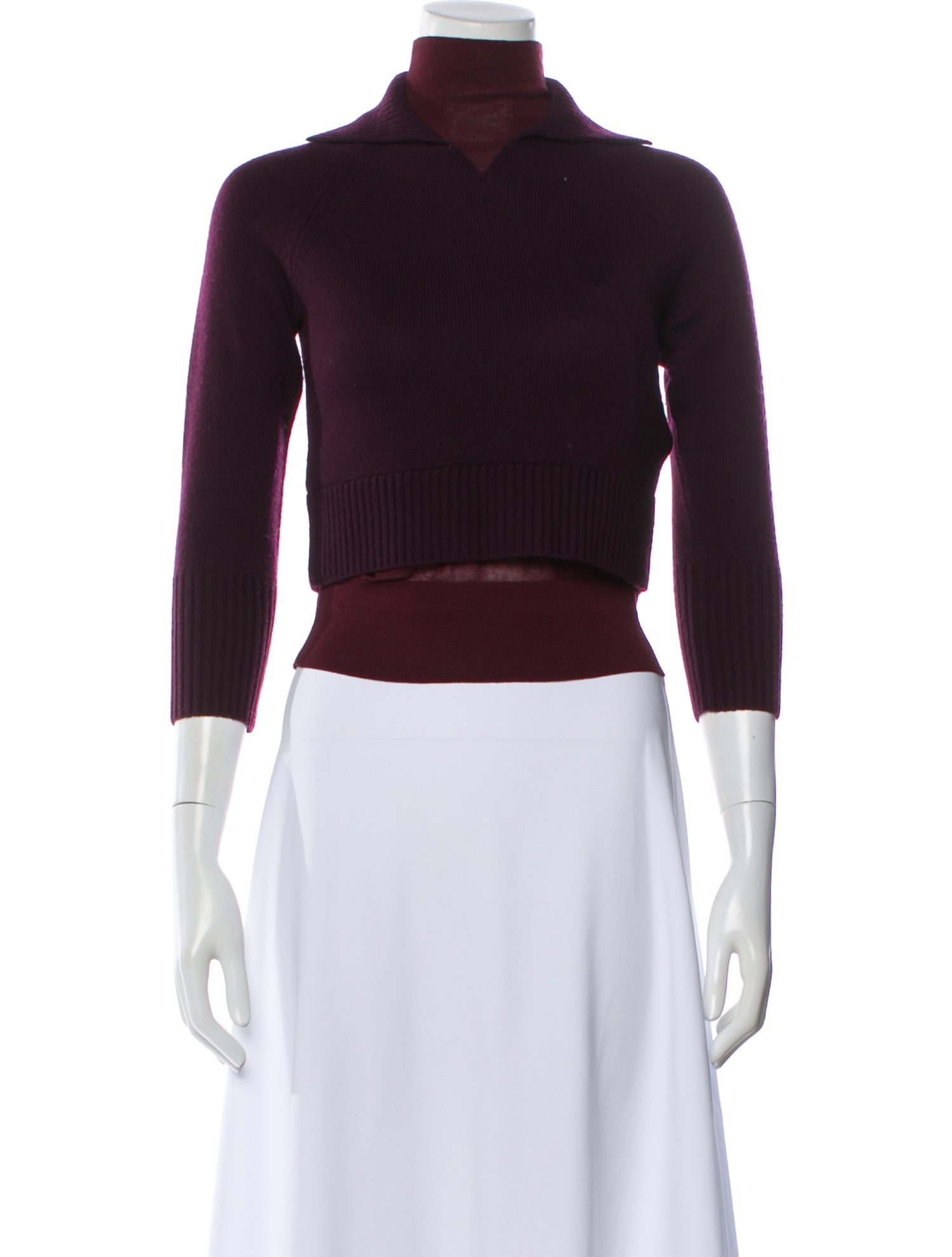 Victoria Beckham Merino Wool Turtleneck Sweater