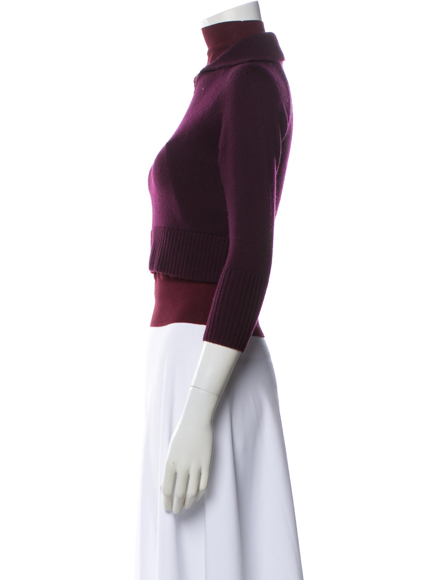 Victoria Beckham Merino Wool Turtleneck Sweater
