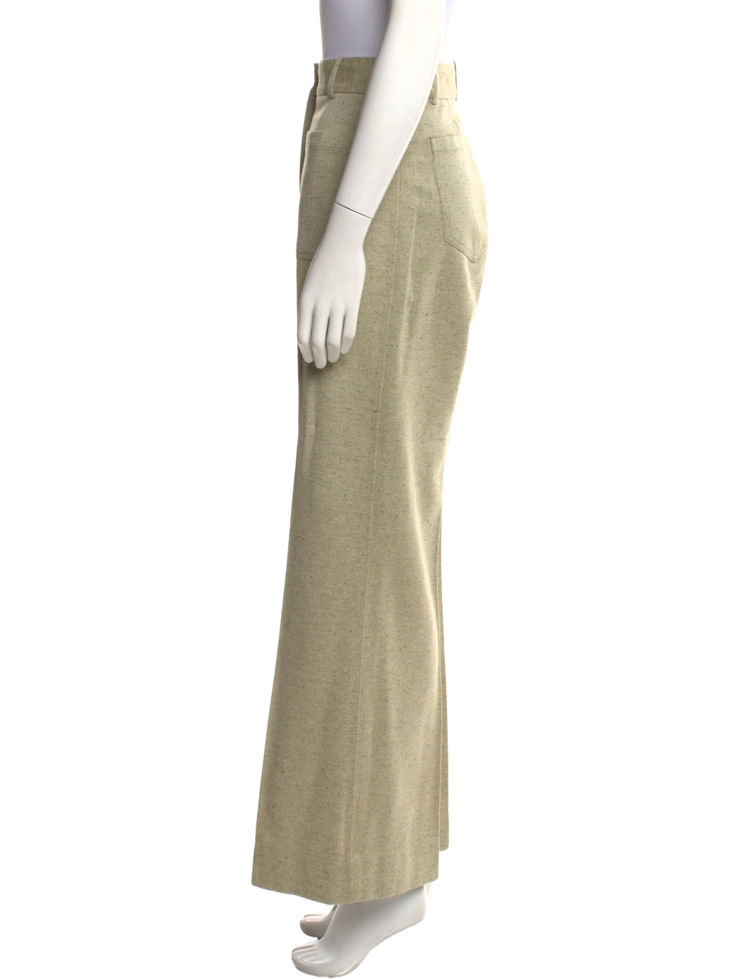 Victoria Beckham Wool Wide Leg Pants