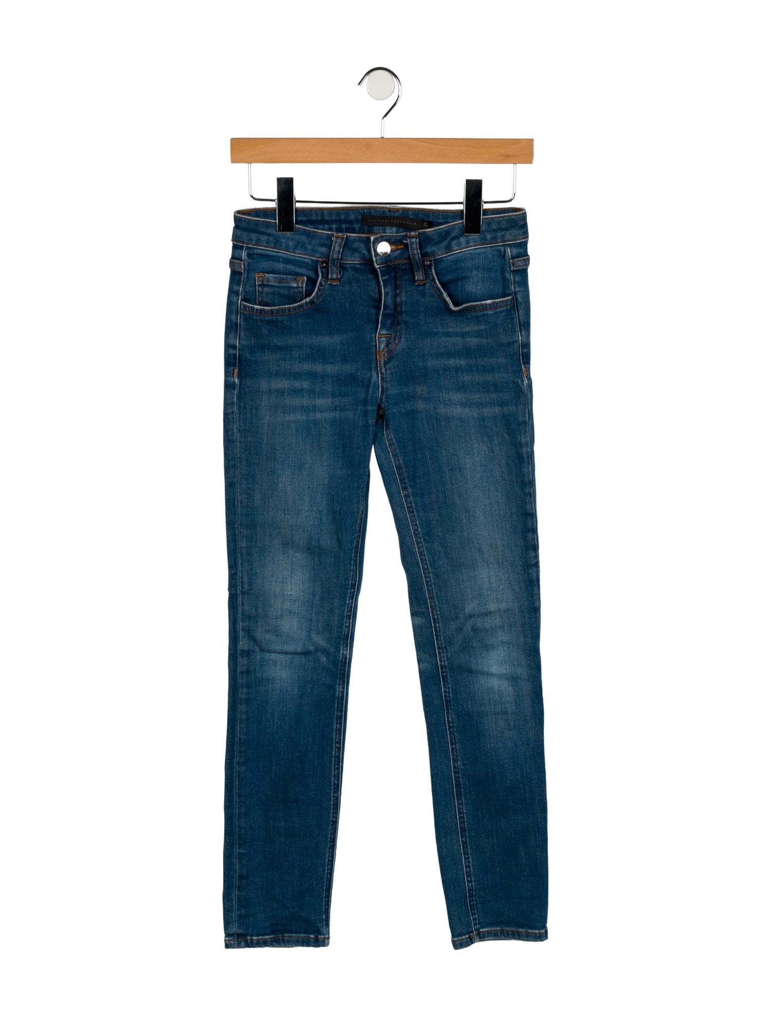Victoria Beckham Mid-Rise Skinny Leg Jeans