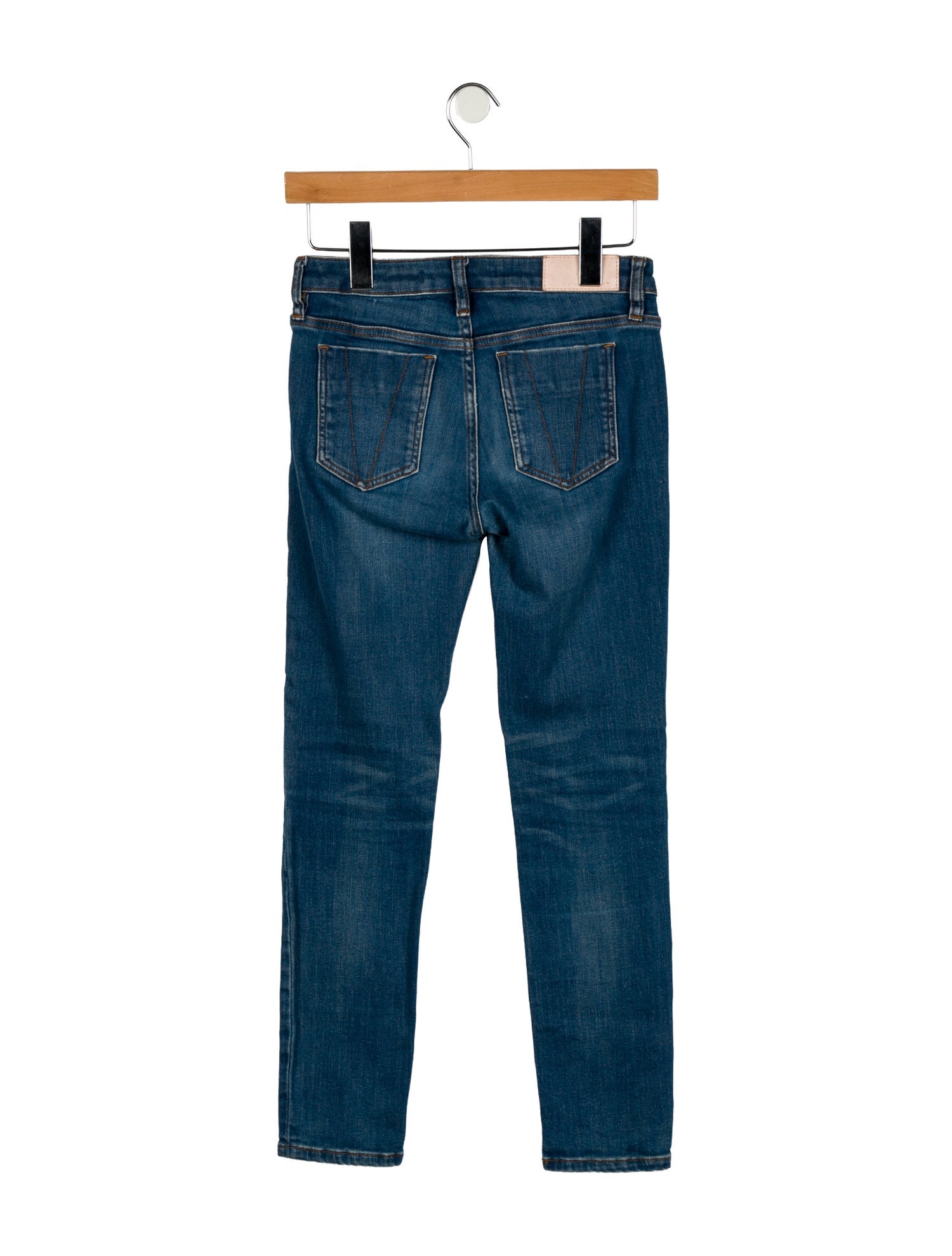 Victoria Beckham Mid-Rise Skinny Leg Jeans