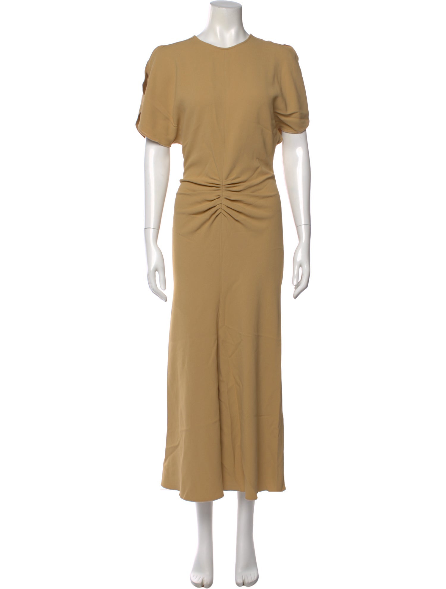 Victoria Beckham Crew Neck Long Dress