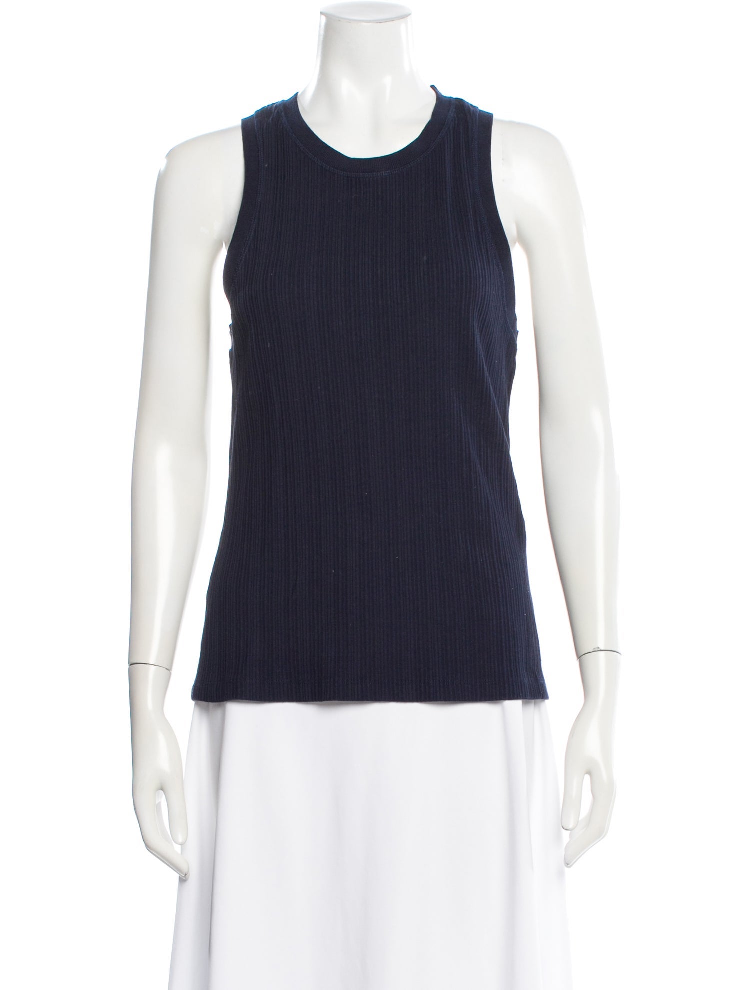 Victoria Beckham Crew Neck Sleeveless Top