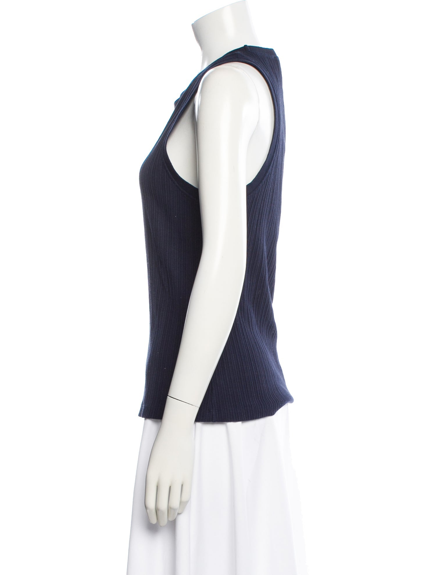 Victoria Beckham Crew Neck Sleeveless Top