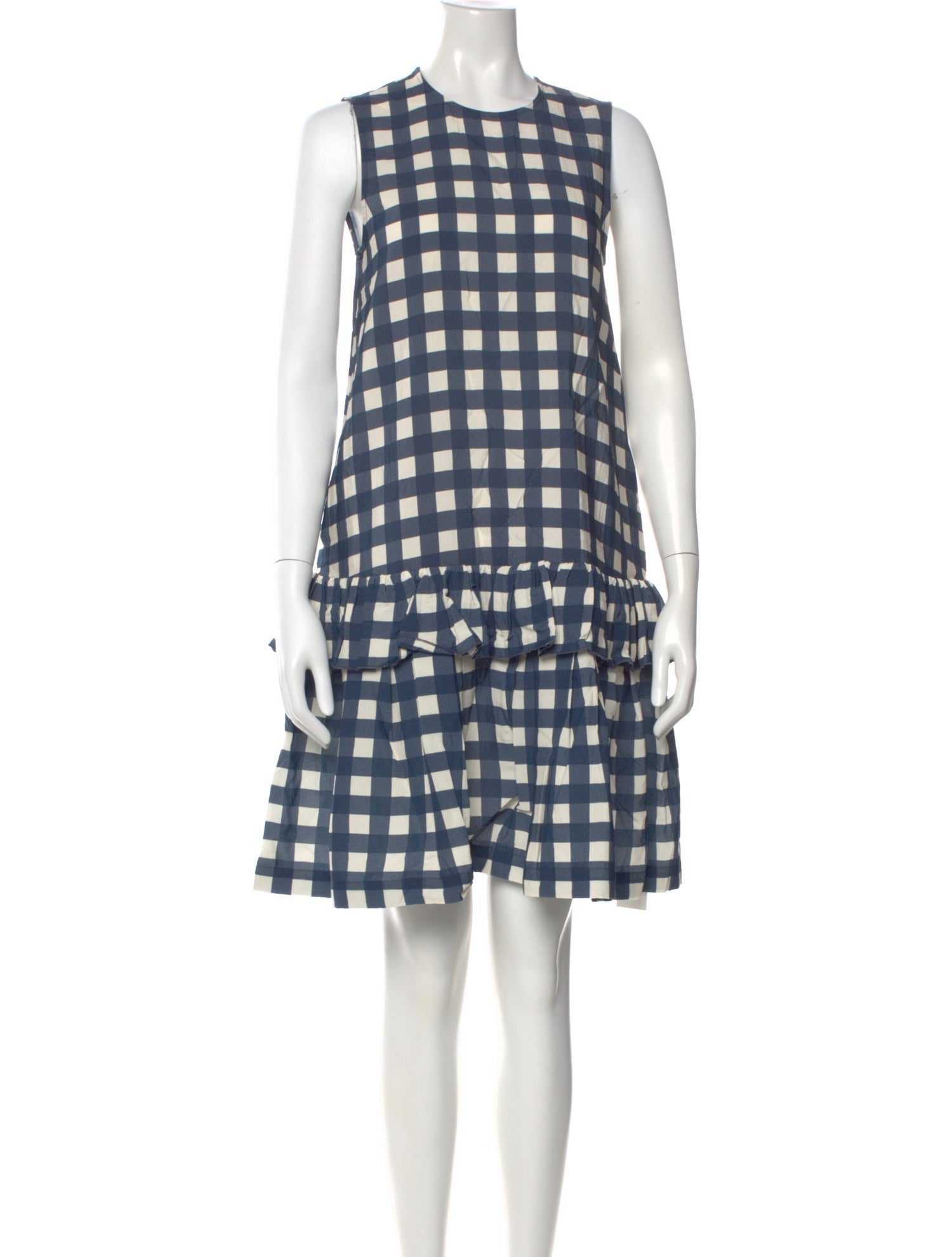 Victoria Beckham Plaid Print Mini Dress w/ Tags