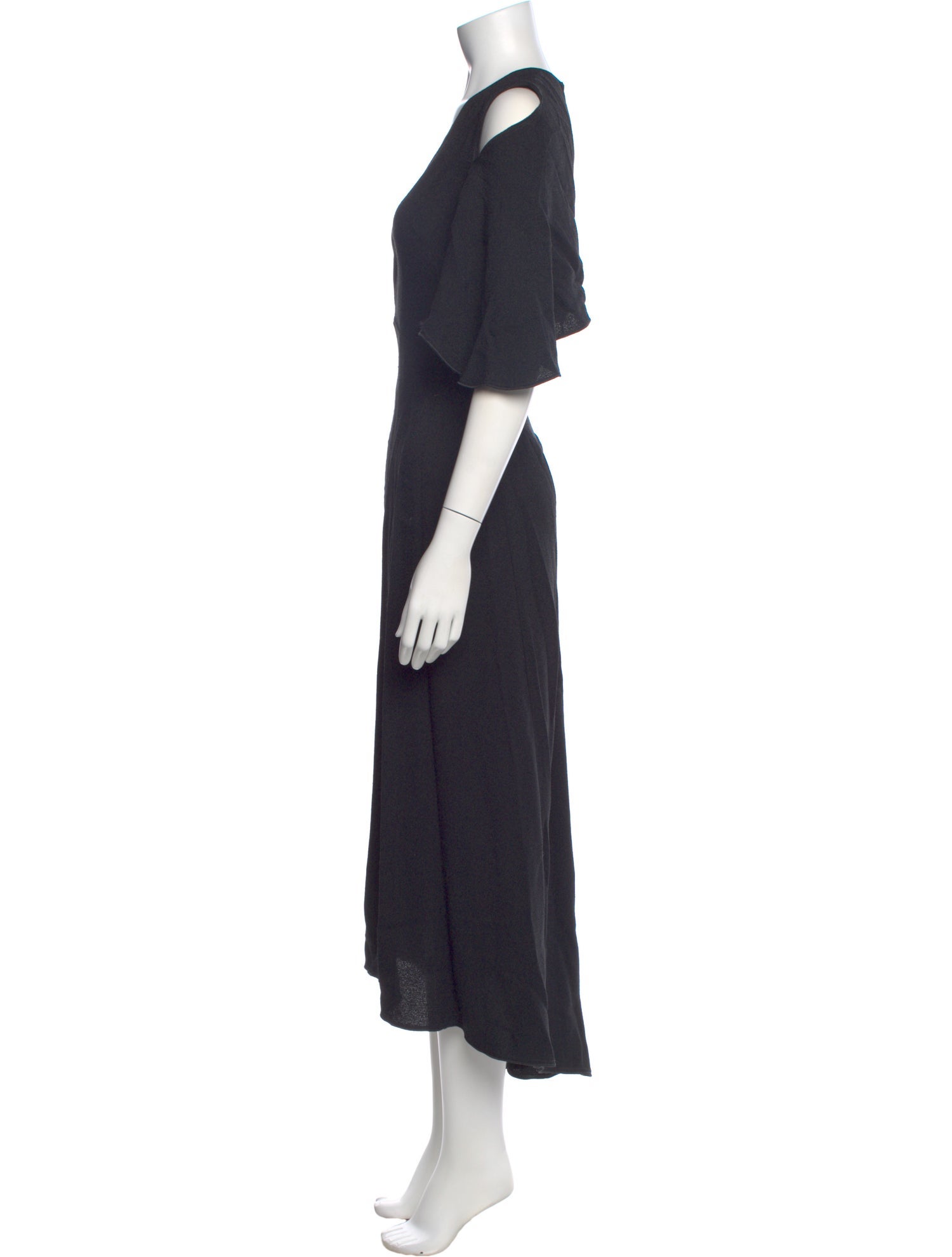 Victoria Beckham V-Neck Long Dress