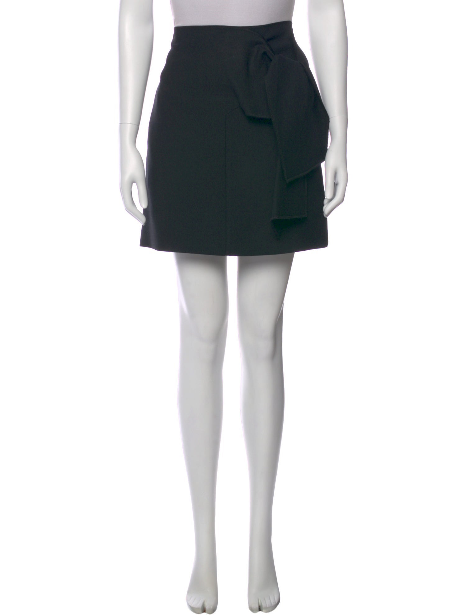 Victoria Beckham Ruffle Embellishment Mini Skirt