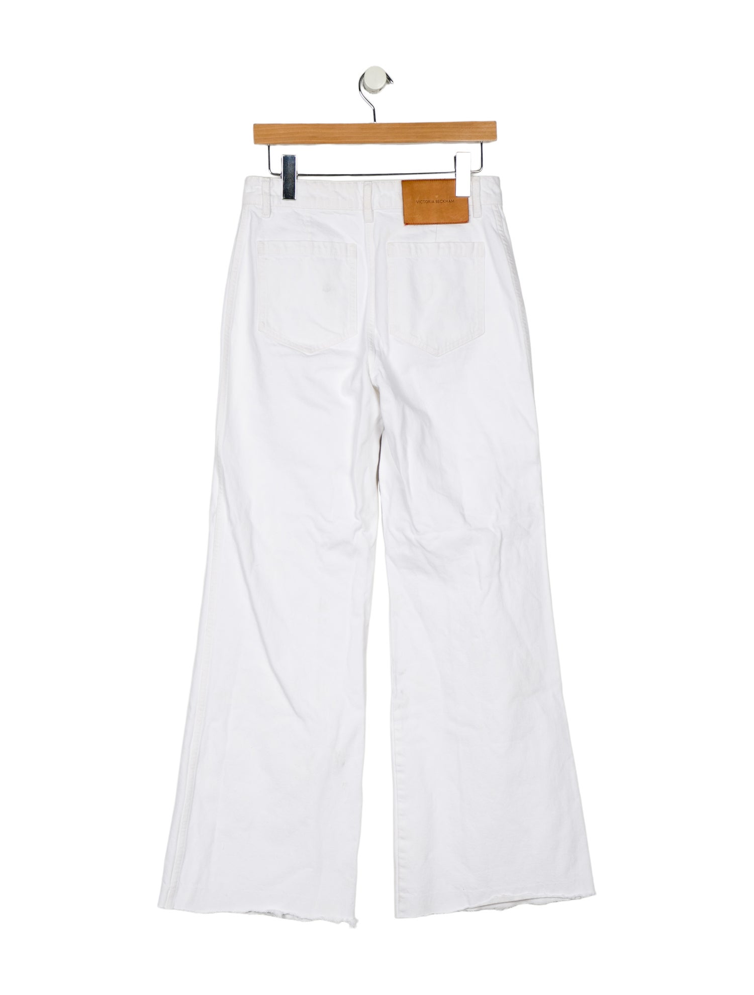 Victoria Beckham Mid-Rise Wide Leg Jeans