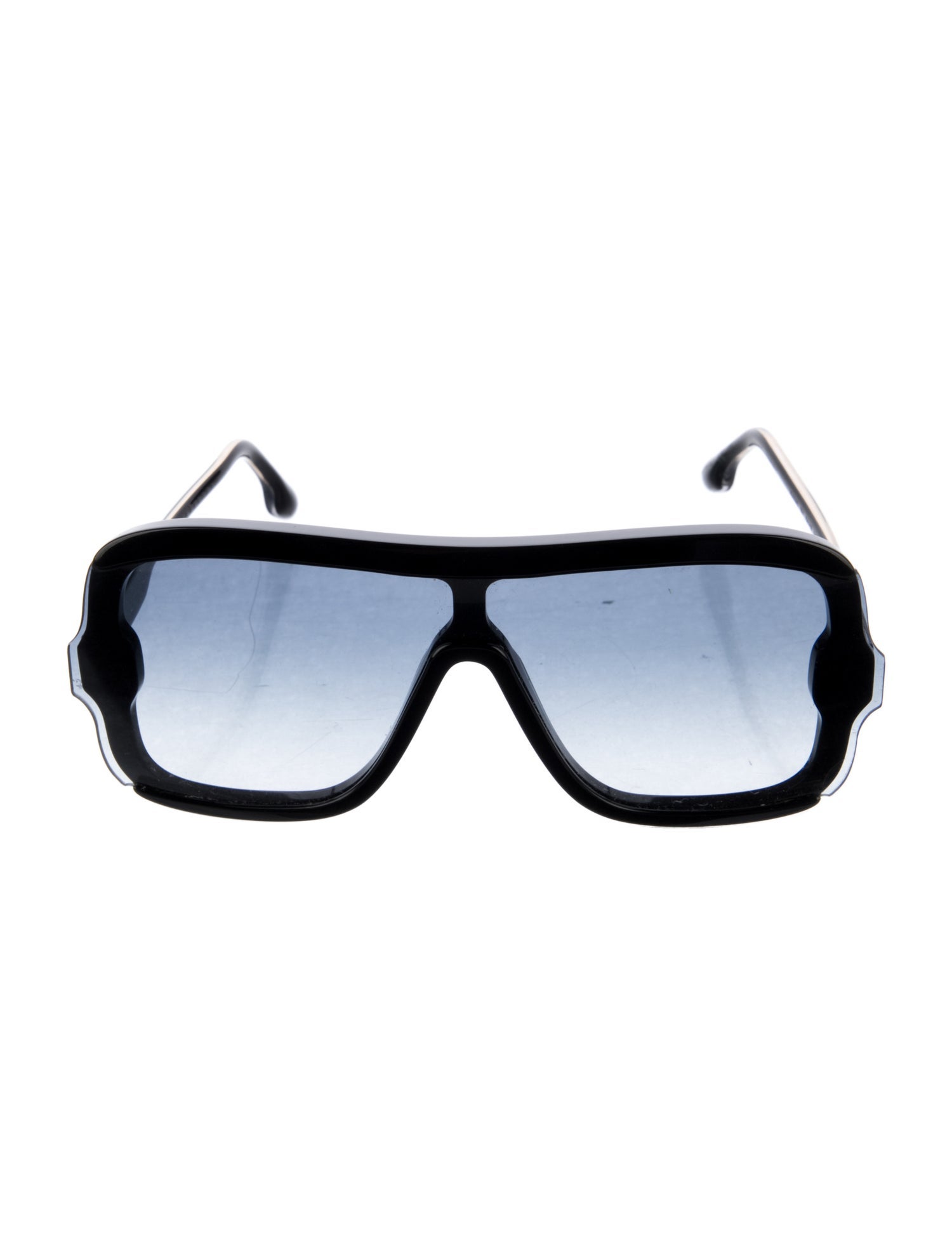 Victoria Beckham Shield Gradient Sunglasses