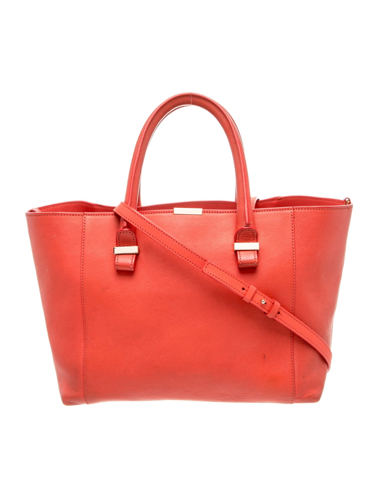 Victoria Beckham Leather Shoulder Bag - Pink Totes, Handbags