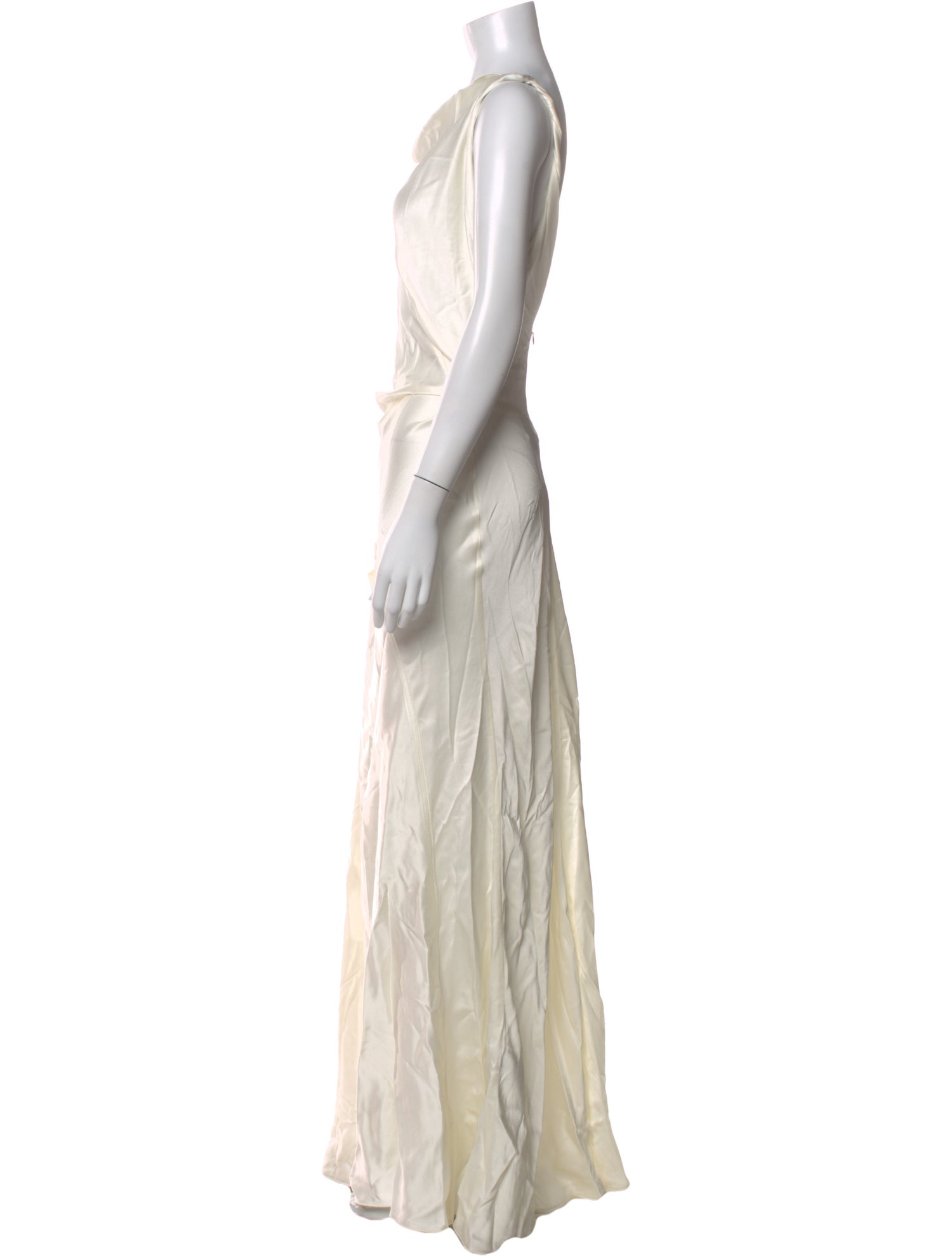 Victoria Beckham Cowl Neck Long Dress