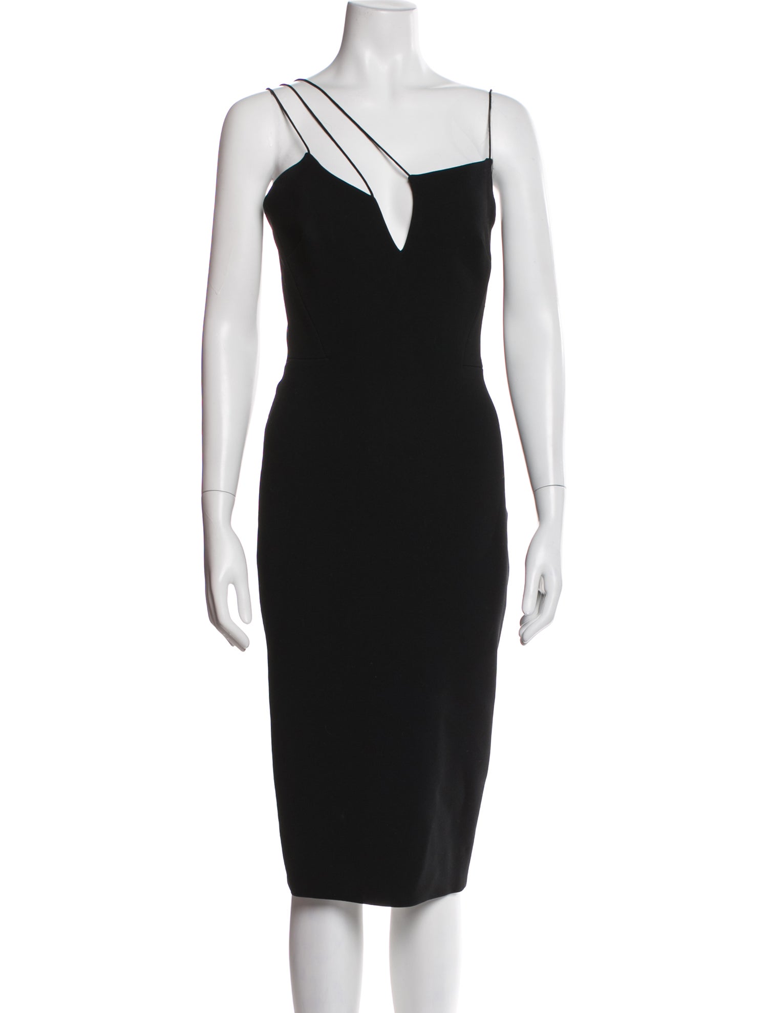 Victoria Beckham Asymmetrical Knee-Length Dress